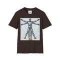 Cybernetic Vitruvian Man T-Shirt | Futuristic Anatomy Graphic Tee