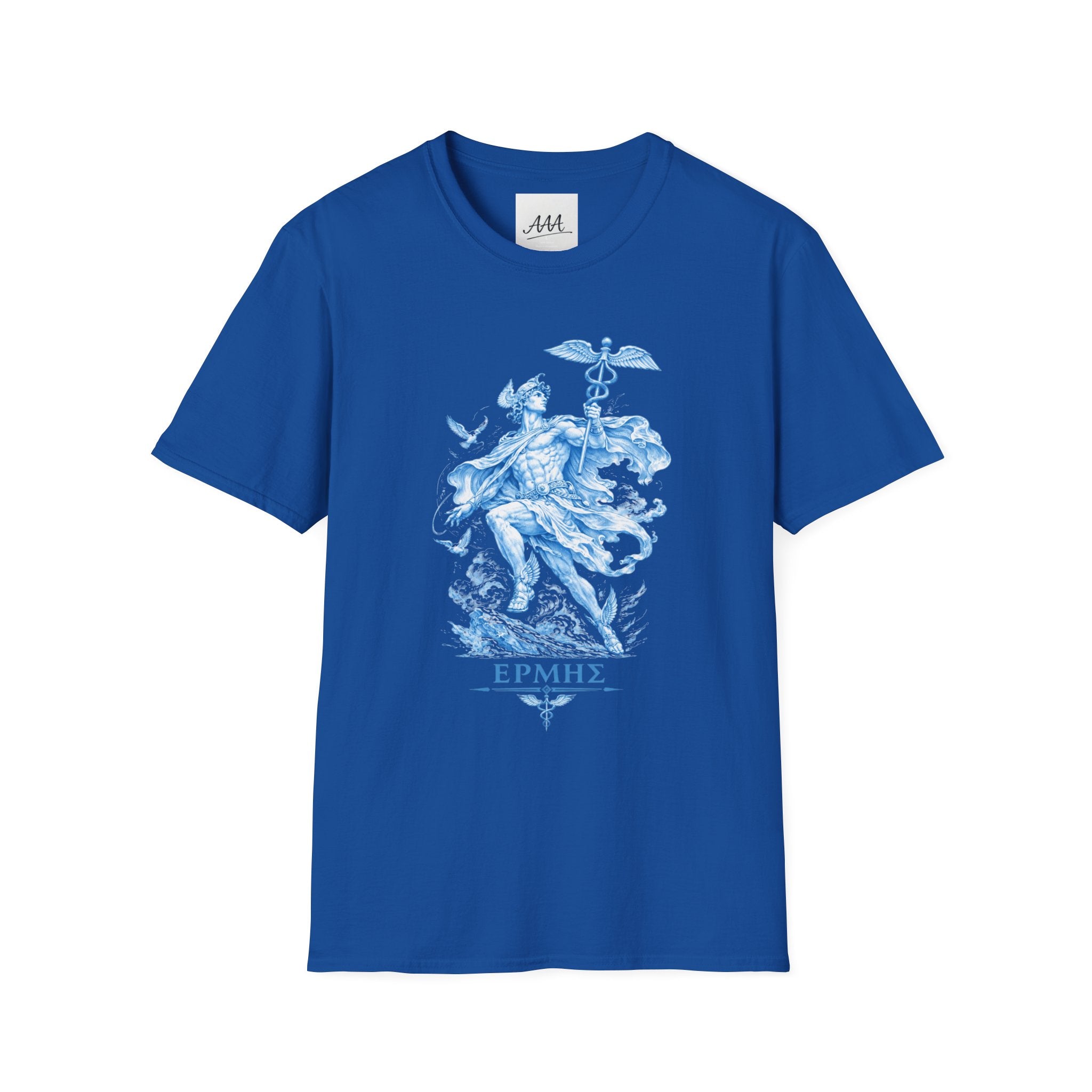 Hermes T-Shirt | Greek Messenger God Mythology Tee | Ancient Greece Graphic Shirt | Gift for Traveler | Unisex Soft Cotton