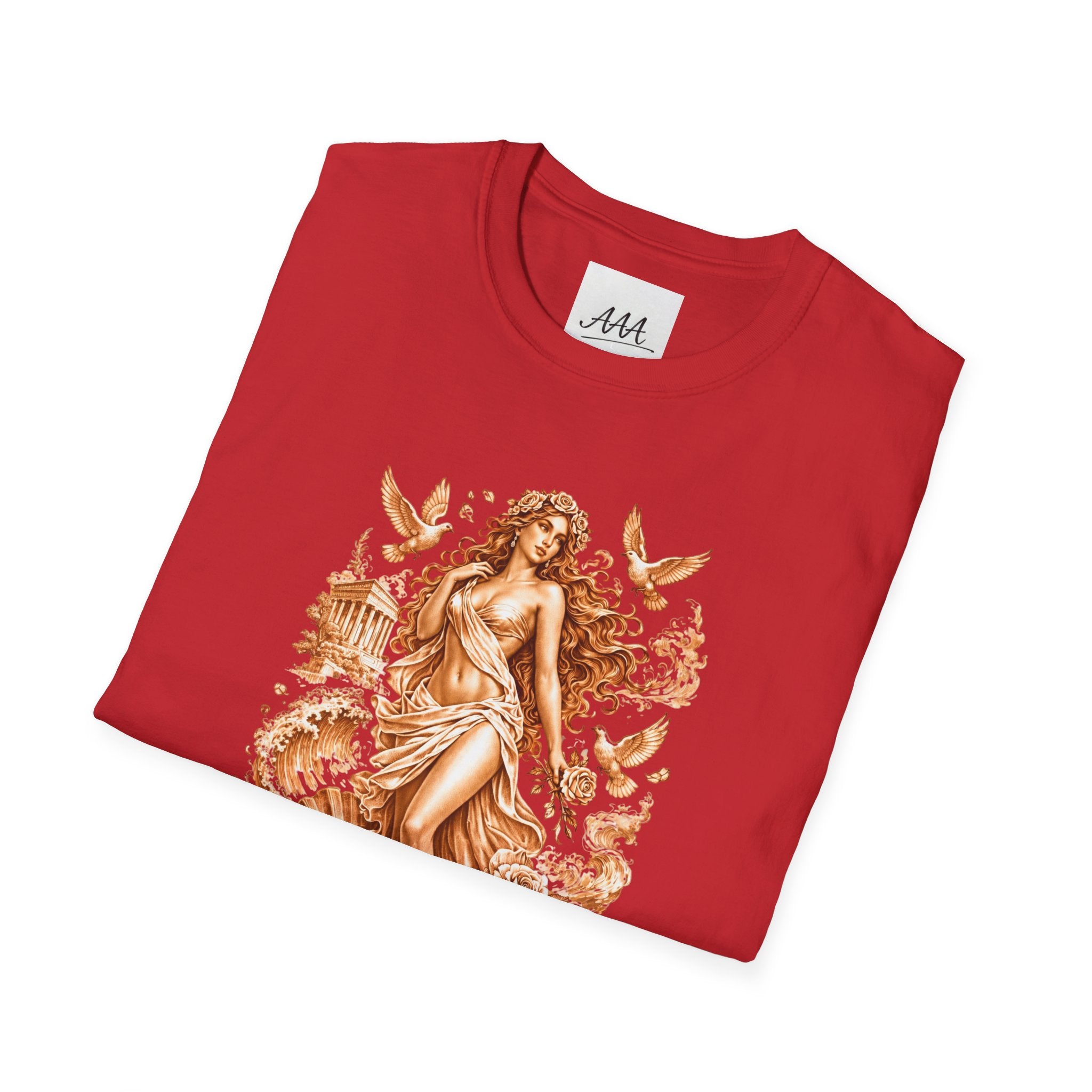 Aphrodite T-Shirt | Greek Goddess of Love Mythology Tee | Ancient Greece Graphic Shirt | Gift for Her | Unisex Soft Cotton