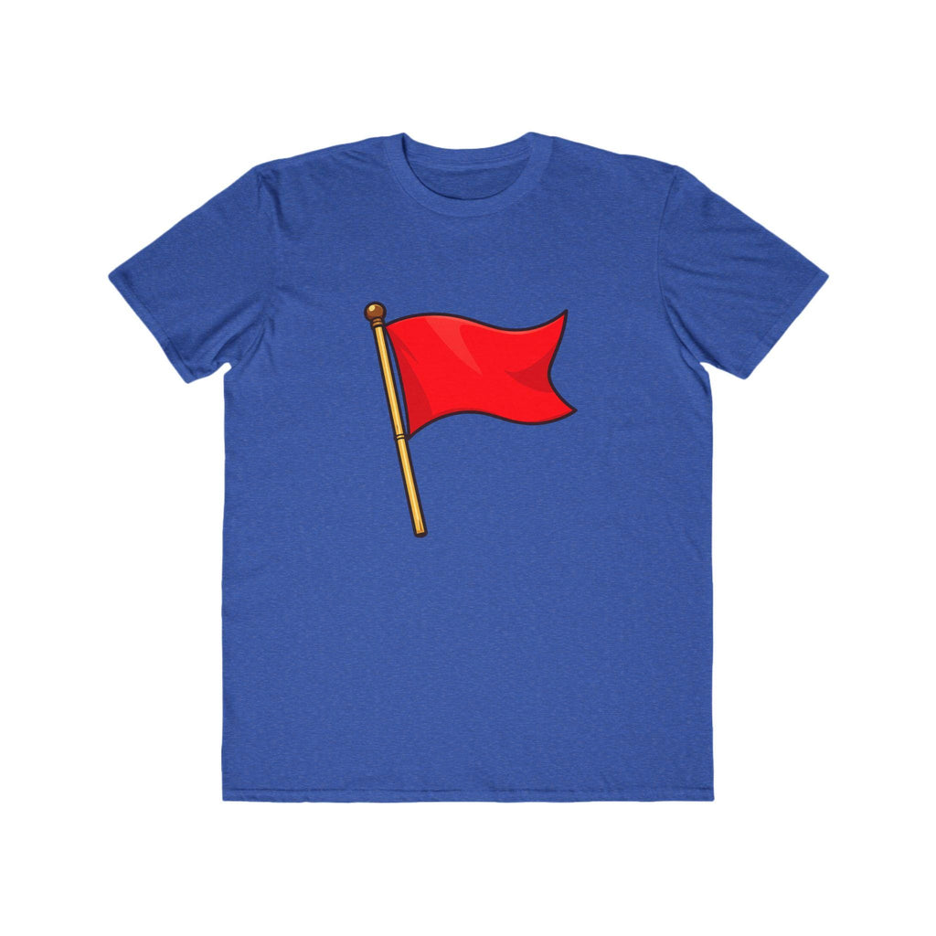 Red Flag Graphic Tee Men's Casual Cotton T-Shirt