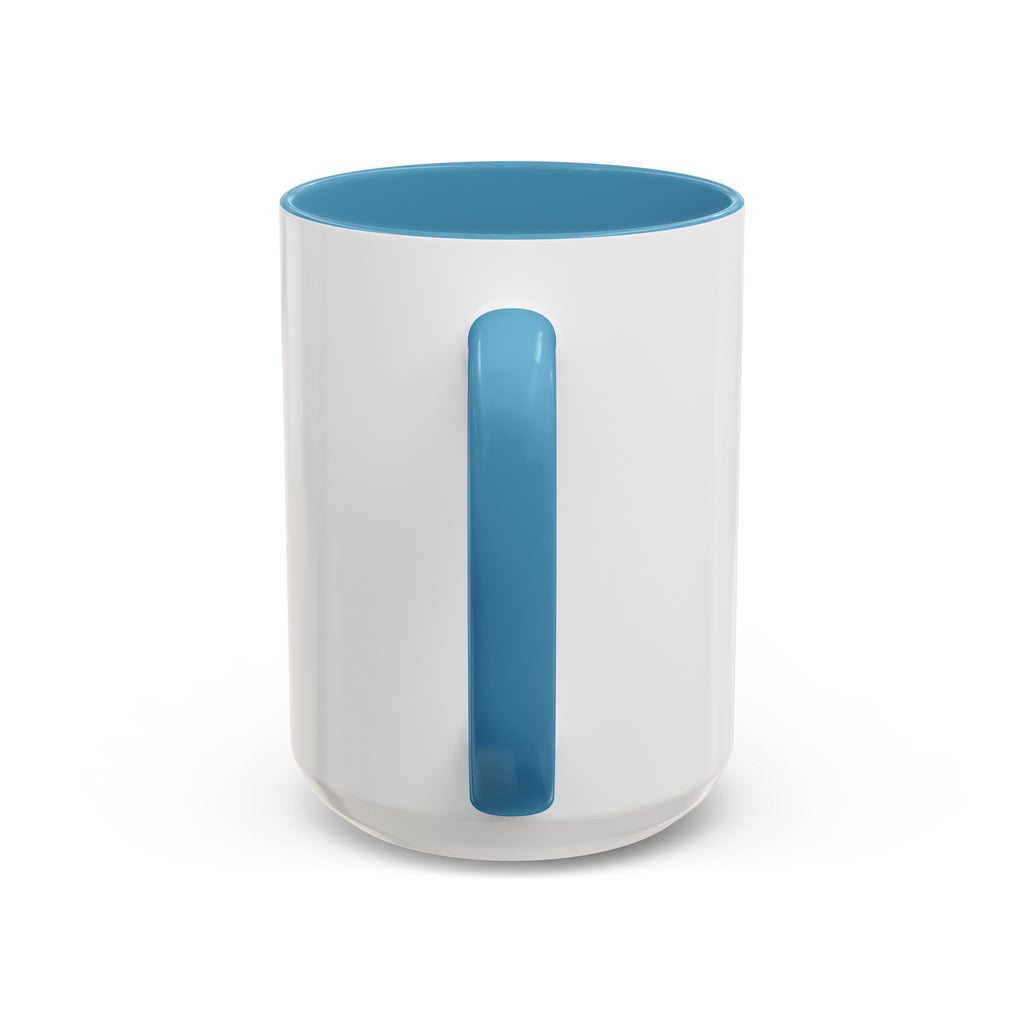 Atom Illustration Accent Mug | Science Coffee Cup