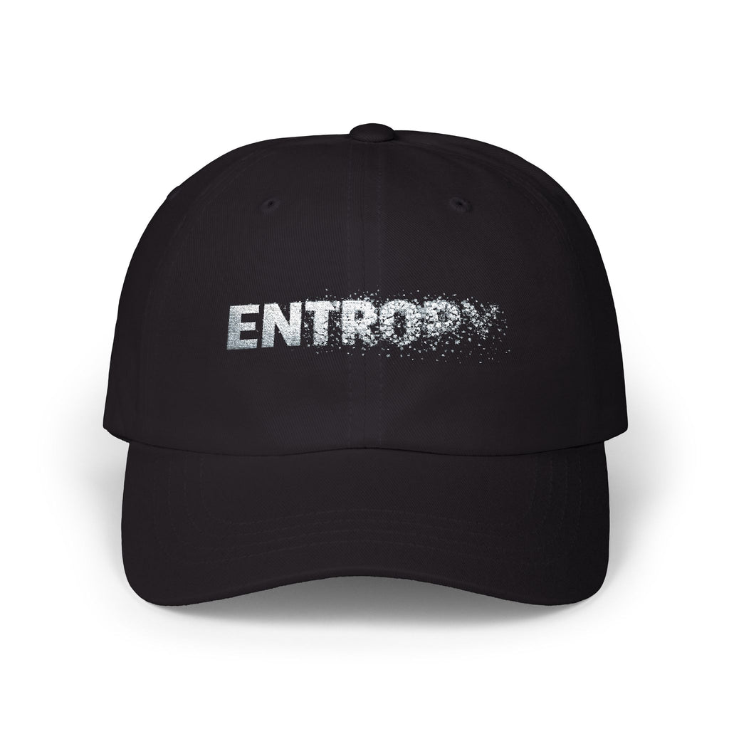 Entropy White Baseball Hat