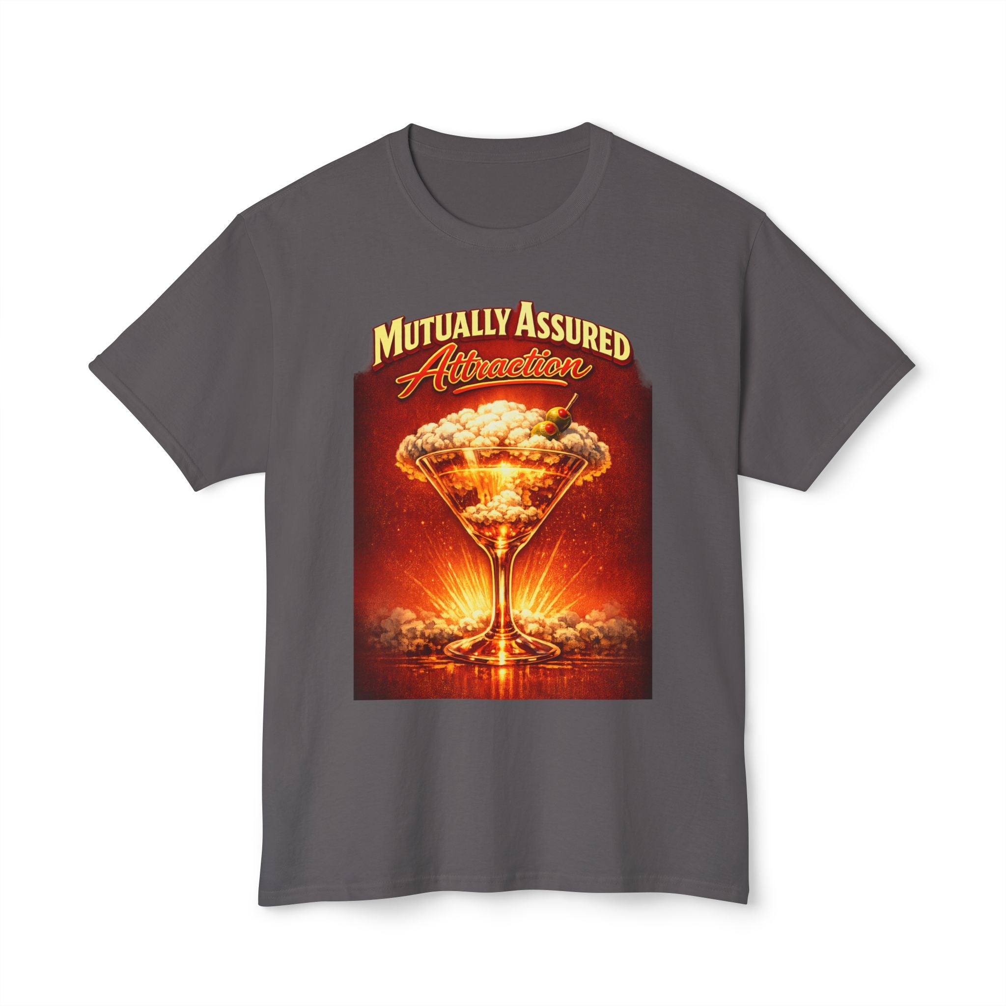 Mutually Assured Attraction T-Shirt | Funny Nuclear Flirting Humor Tee | Sarcastic Gift for Him | Nerdy Romance Shirt | Witty Graphic Tee