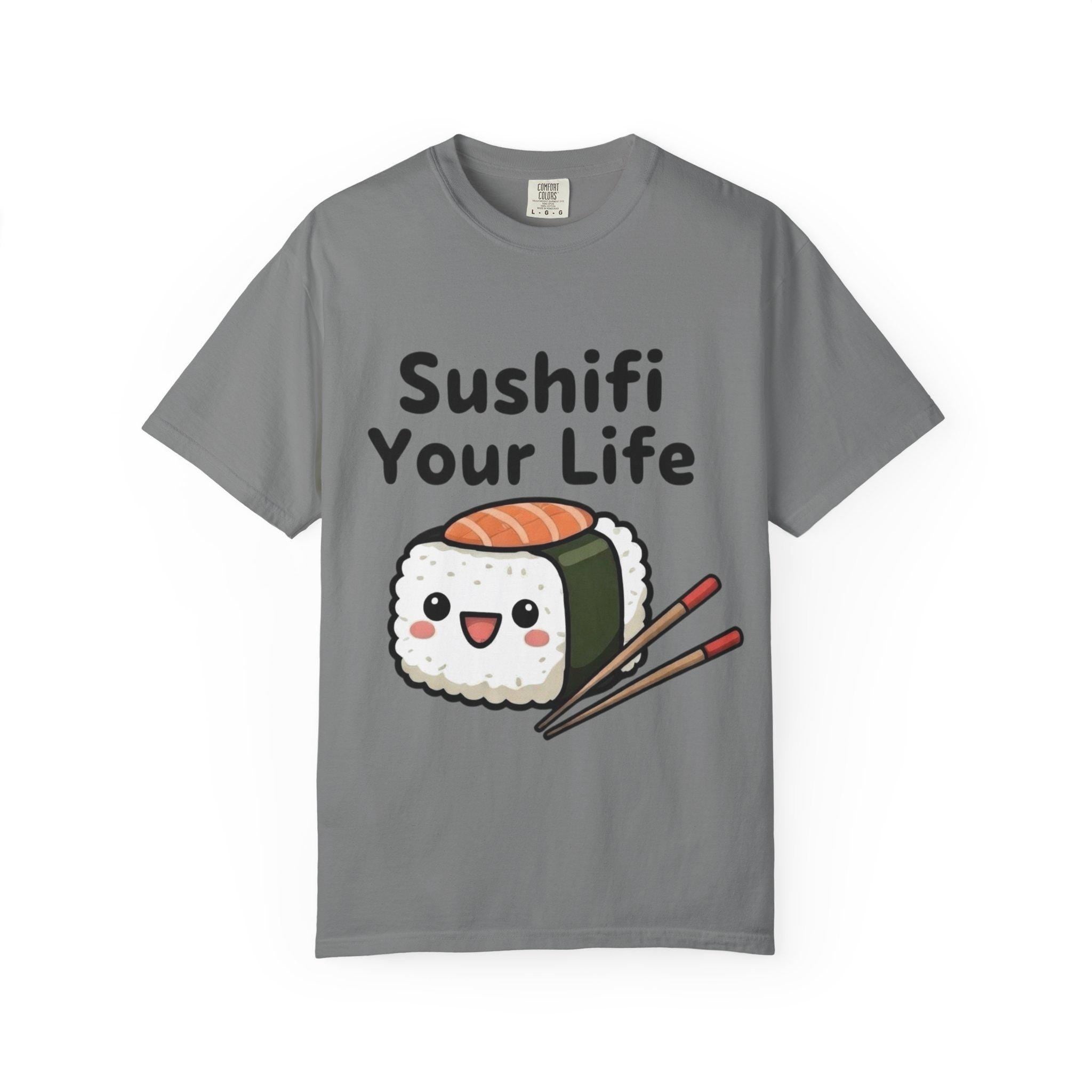 Sushifi Your Life T-Shirt Cute Kawaii Sushi Graphic Tee