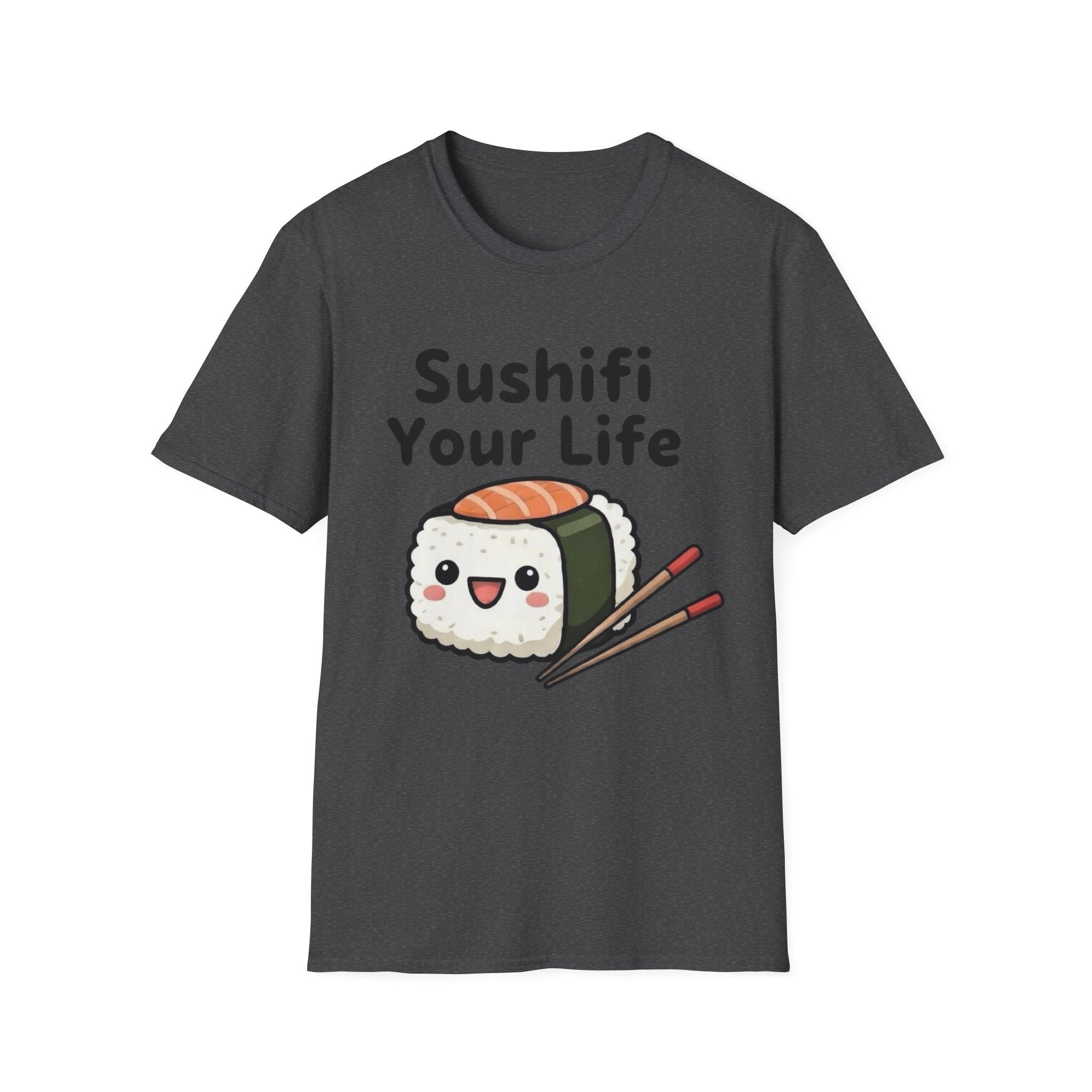 Sushifi Your Life T-Shirt | Kawaii Sushi Graphic Tee | Funny Foodie Gift | Sushi Lover Shirt | Cute Japanese Food Tee