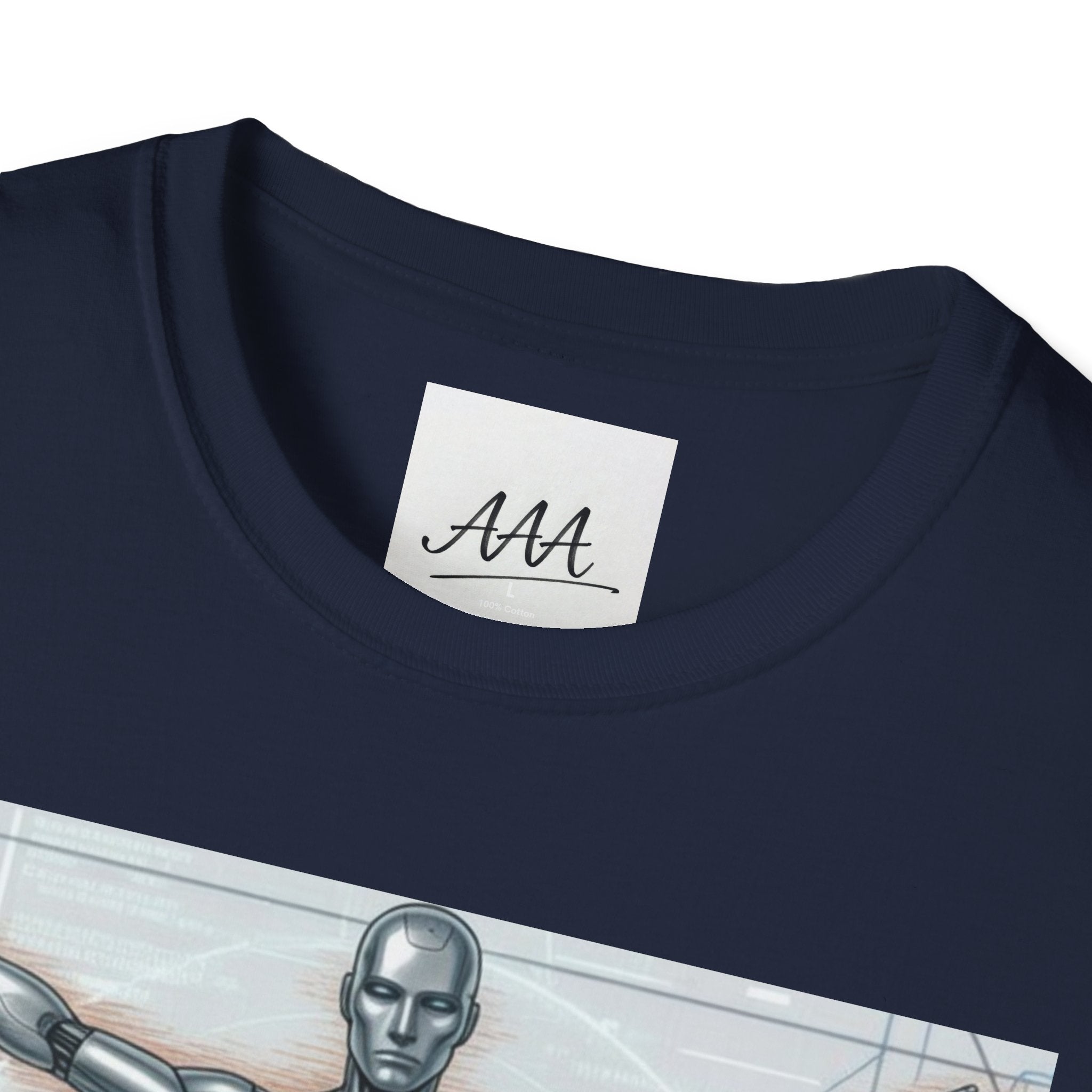 Cybernetic Vitruvian Man T-Shirt | Futuristic Anatomy Graphic Tee