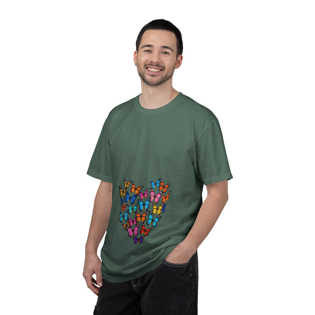 Butterflies in My Belly Colorful Graphic Tee