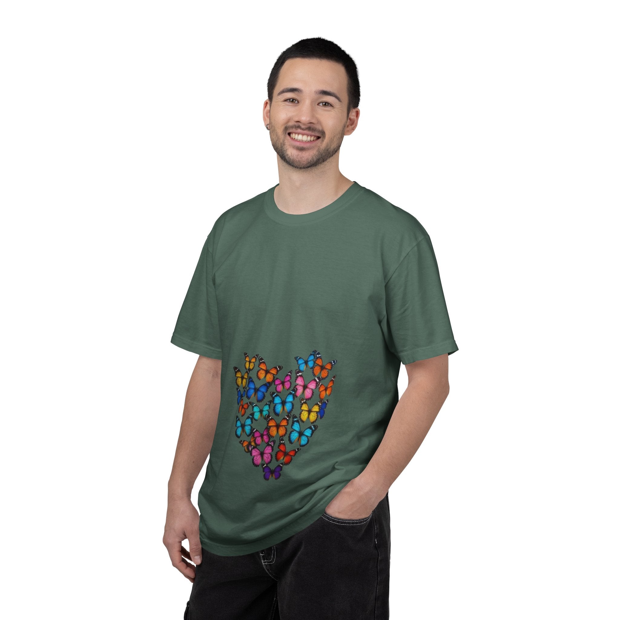 Butterflies in My Belly Colorful Graphic Tee