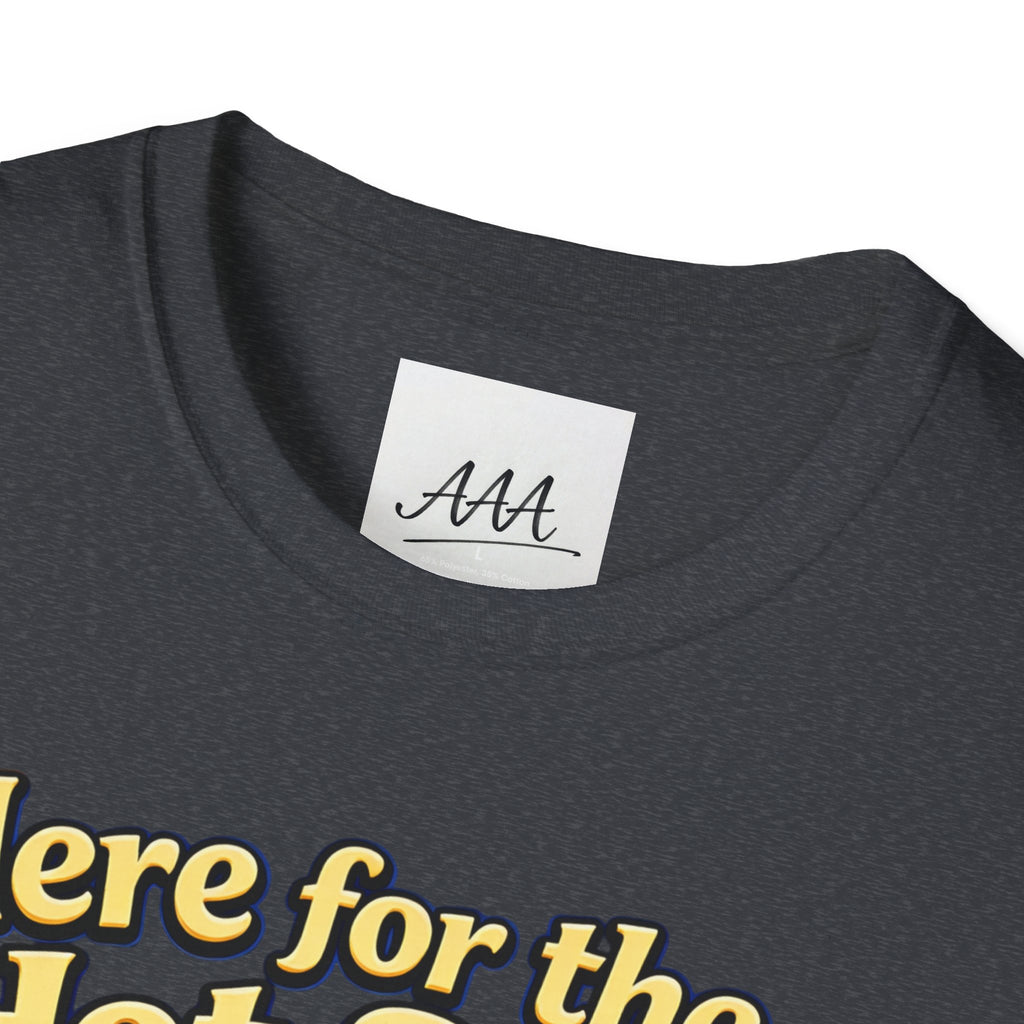 Here for the Hot Son graphic T-Shirt | Jewish Shabbat Seder Illustration