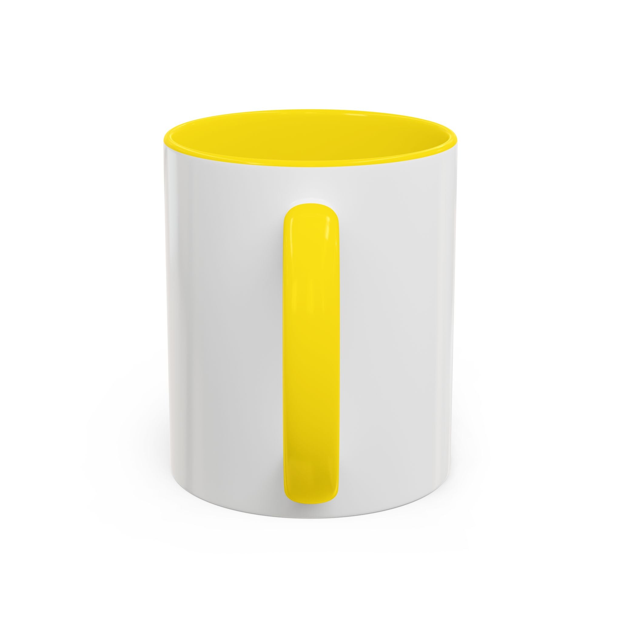 Atom Illustration Accent Mug | Science Coffee Cup