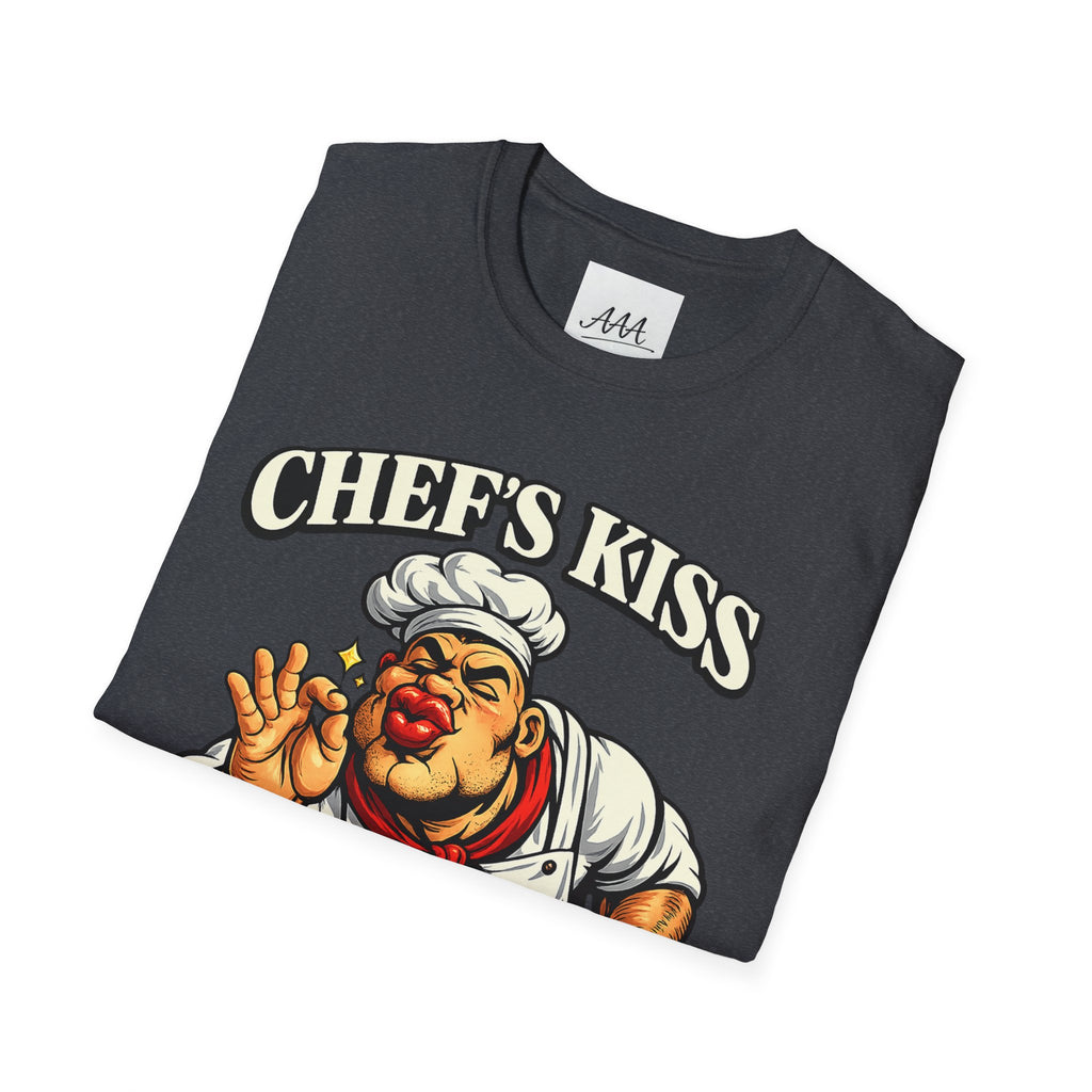 Chef's Kiss T-Shirt | Funny Chef Kissing Fingers Unisex T-Shirt | Italian Chef Meme Shirt | Cooking Gag Gift