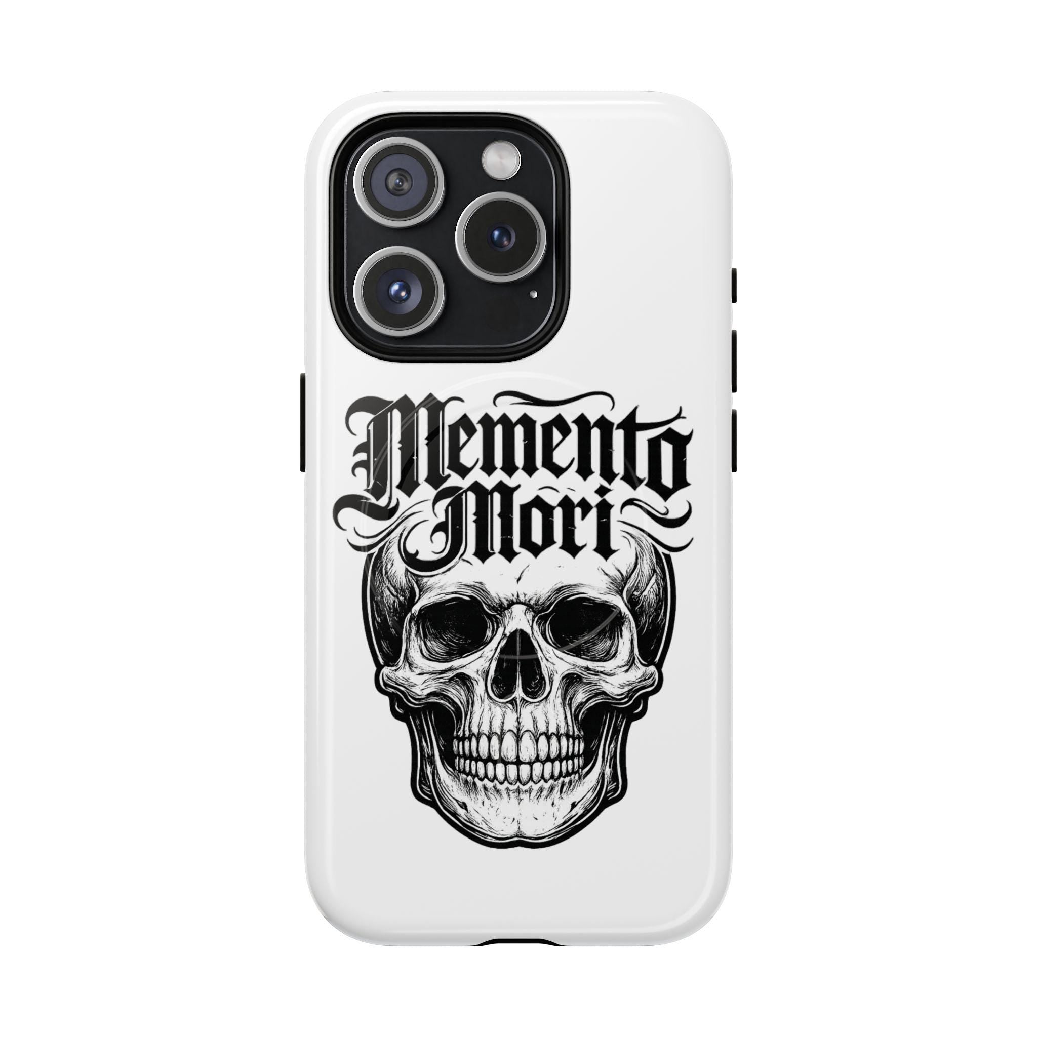 Memento Mori Skull Tough Magnetic Phone Case
