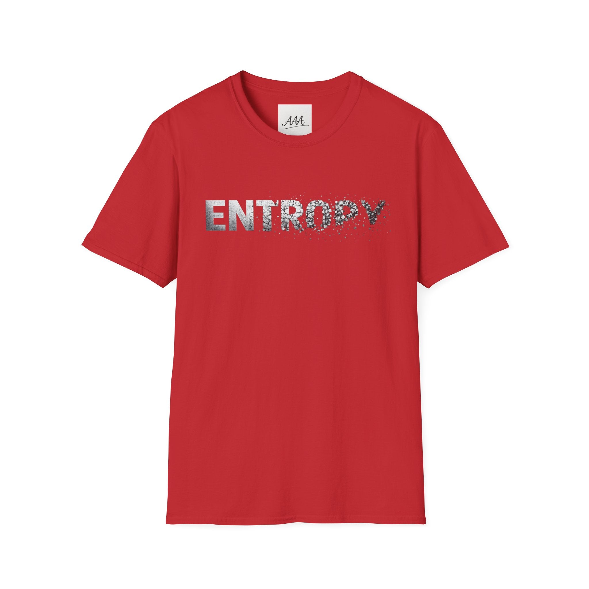 Distressed Entropy T-Shirt | Science Humor Graphic Tee | Physics Gift for Nerd | STEM Shirt | Funny Science Teacher Gift
