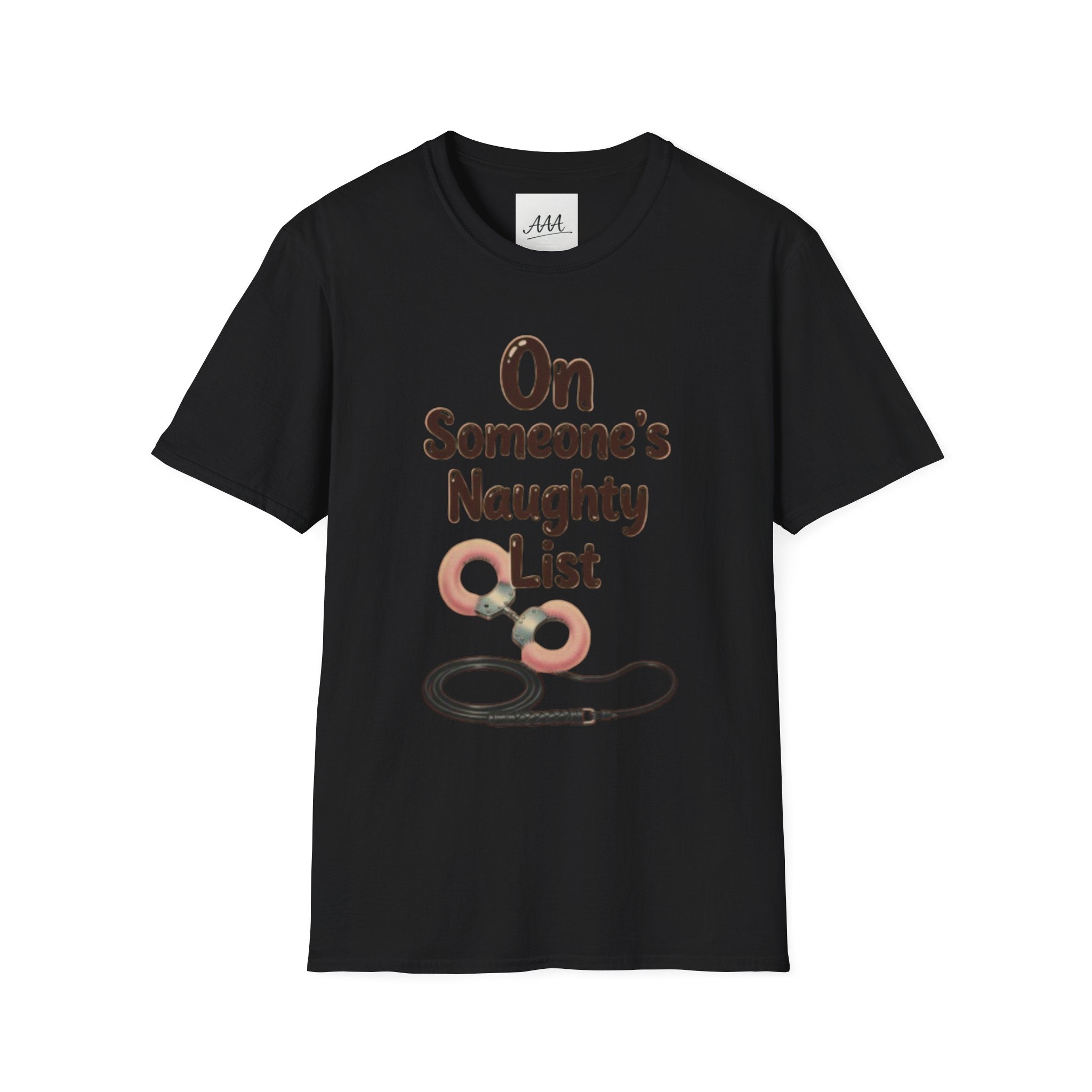 On Someone’s Naughty List Shirt | Funny Christmas Tee | Holiday Humor Shirt | Christmas Party Tee