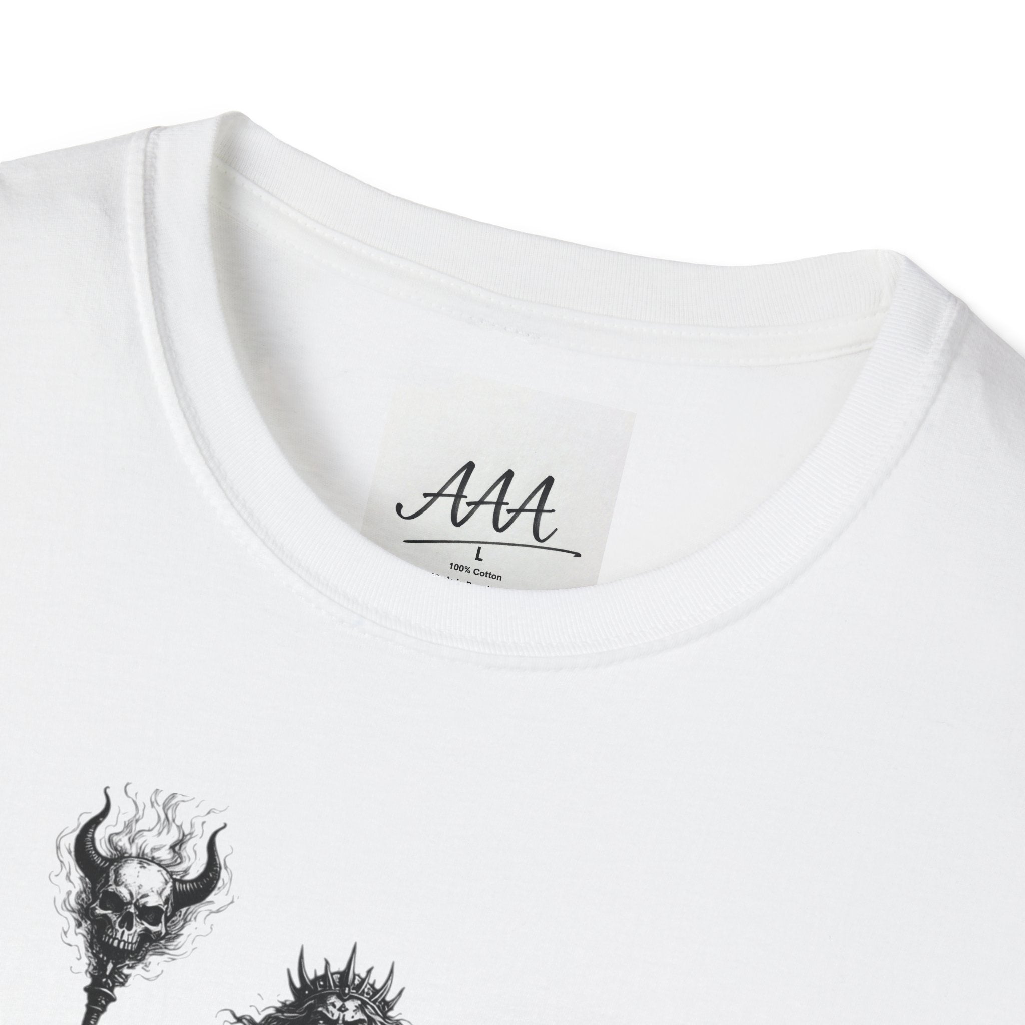 Hades Greek God T-Shirt | Dark Fantasy Hades with Cerberus Unisex T-Shirt | Olympian Collection