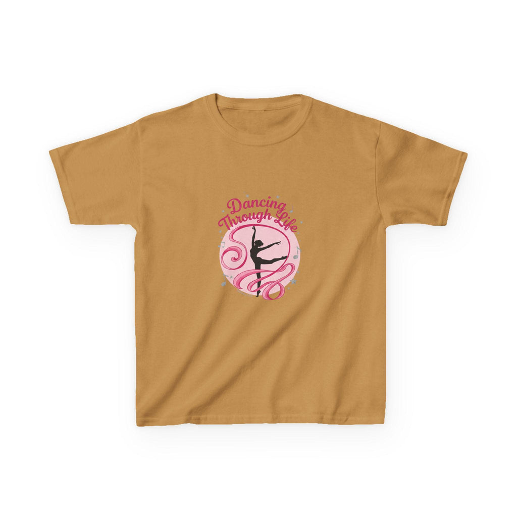 Kids T-Shirt Dancing Through Life Ballerina Tee