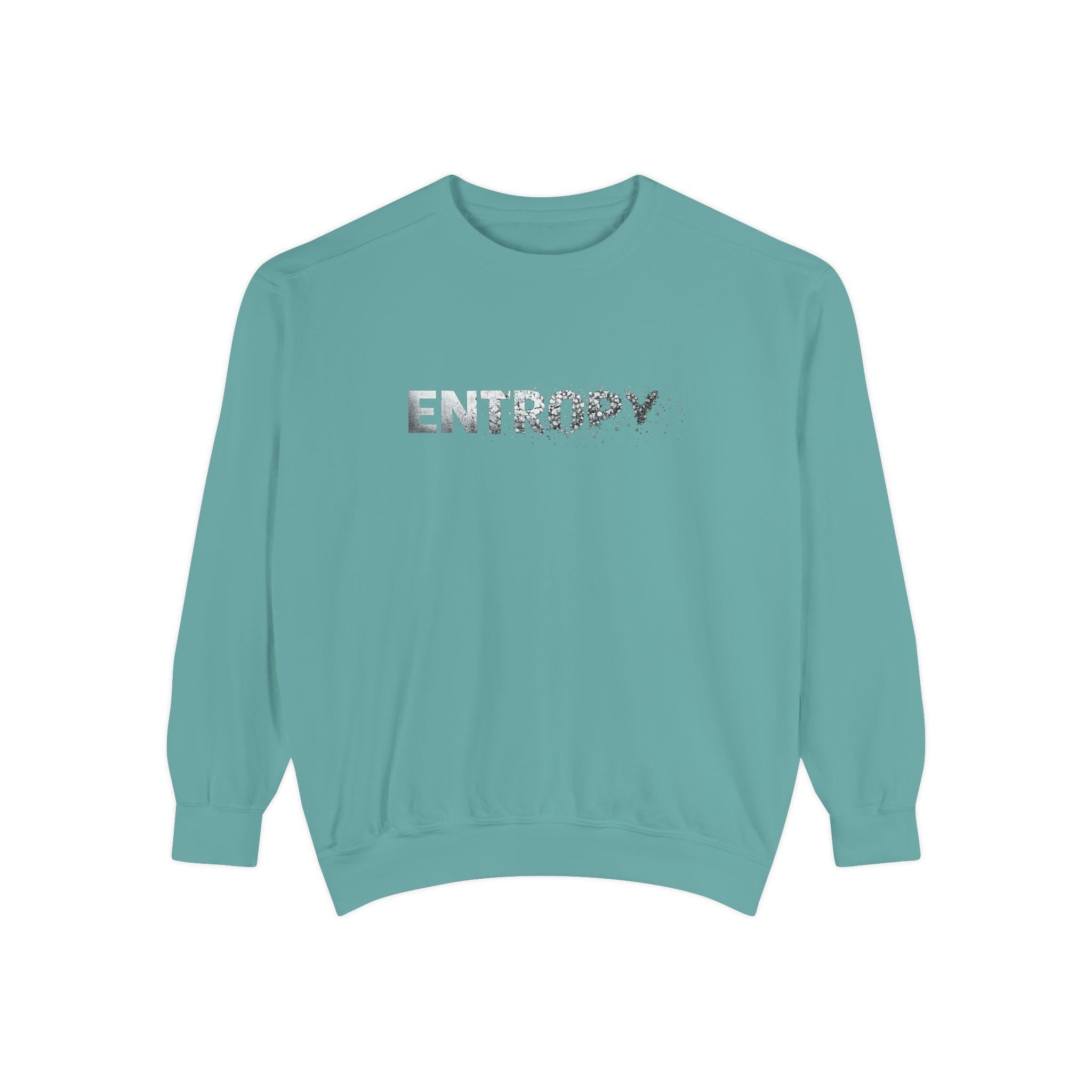 Entropy Graphic Sweatshirt Minimalist Science-Inspired Crewneck