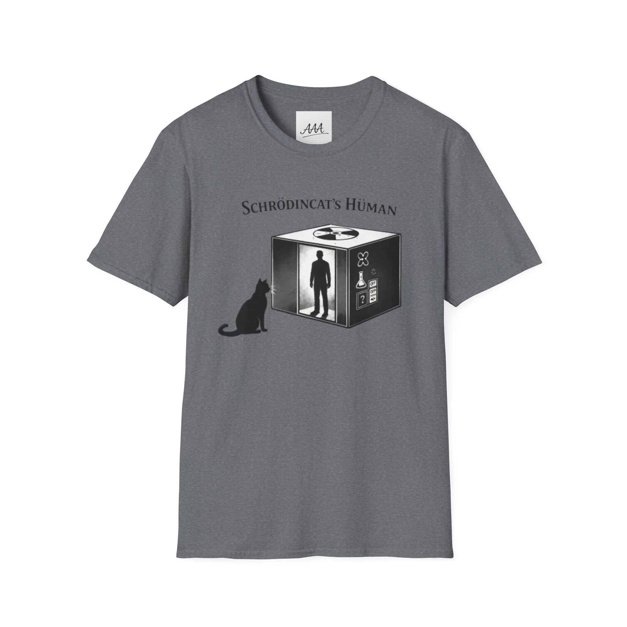 Schrodinger Cat Shirt Funny Science Tee | Schrödincat’s Human T-Shirt | Physics Joke Shirt | Nerd Humor Tee