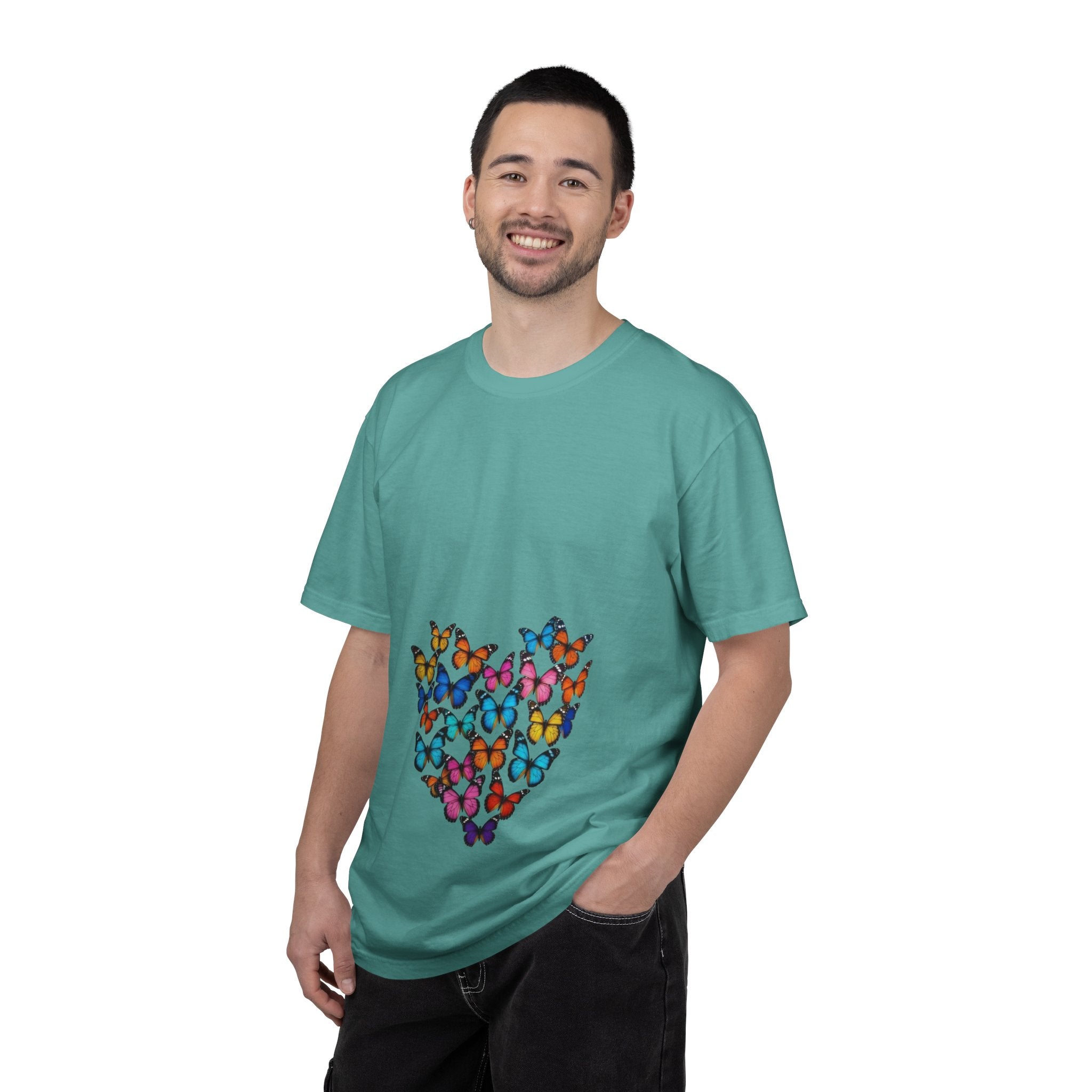 Butterflies in My Belly Colorful Graphic Tee