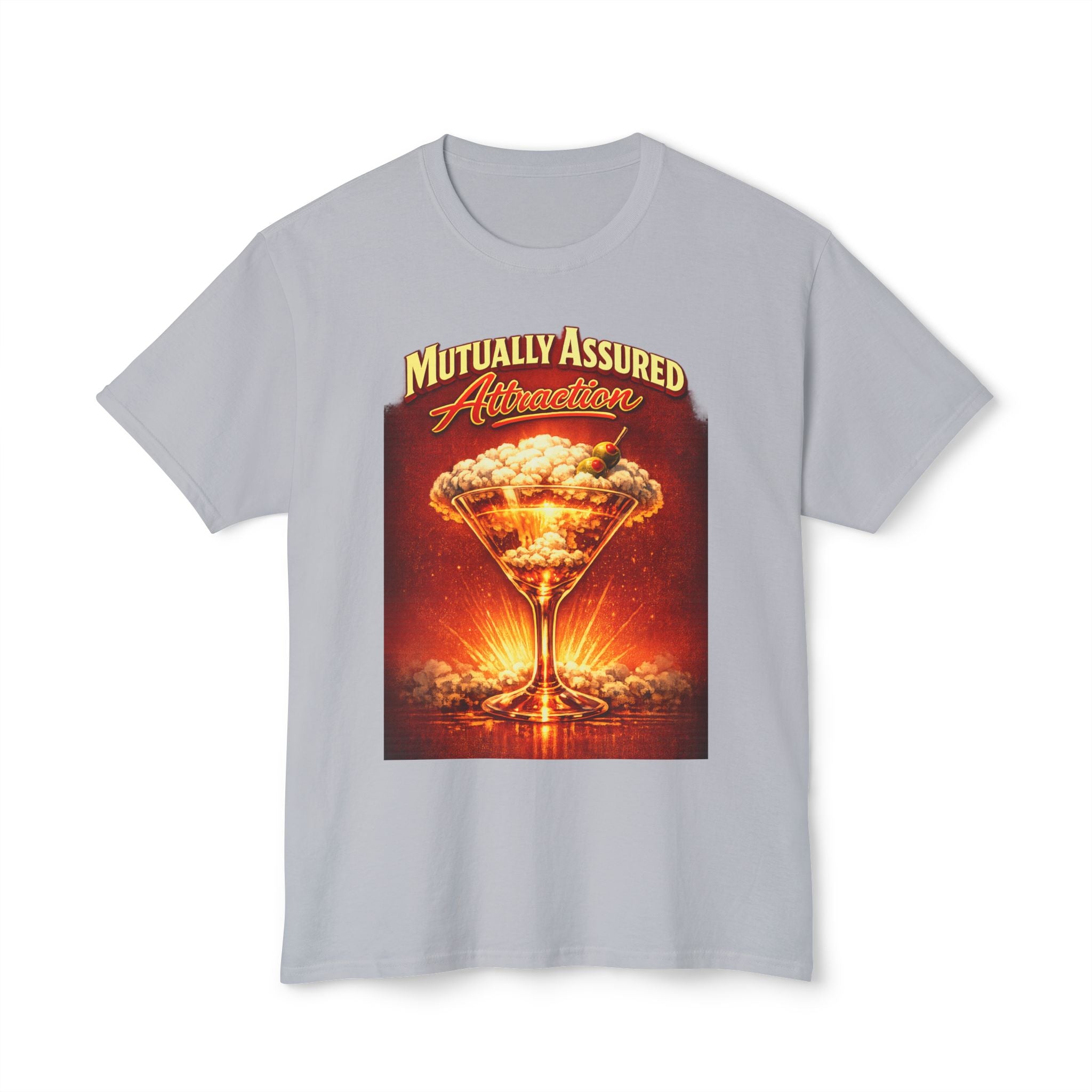 Mutually Assured Attraction T-Shirt | Funny Nuclear Flirting Humor Tee | Sarcastic Gift for Him | Nerdy Romance Shirt | Witty Graphic Tee