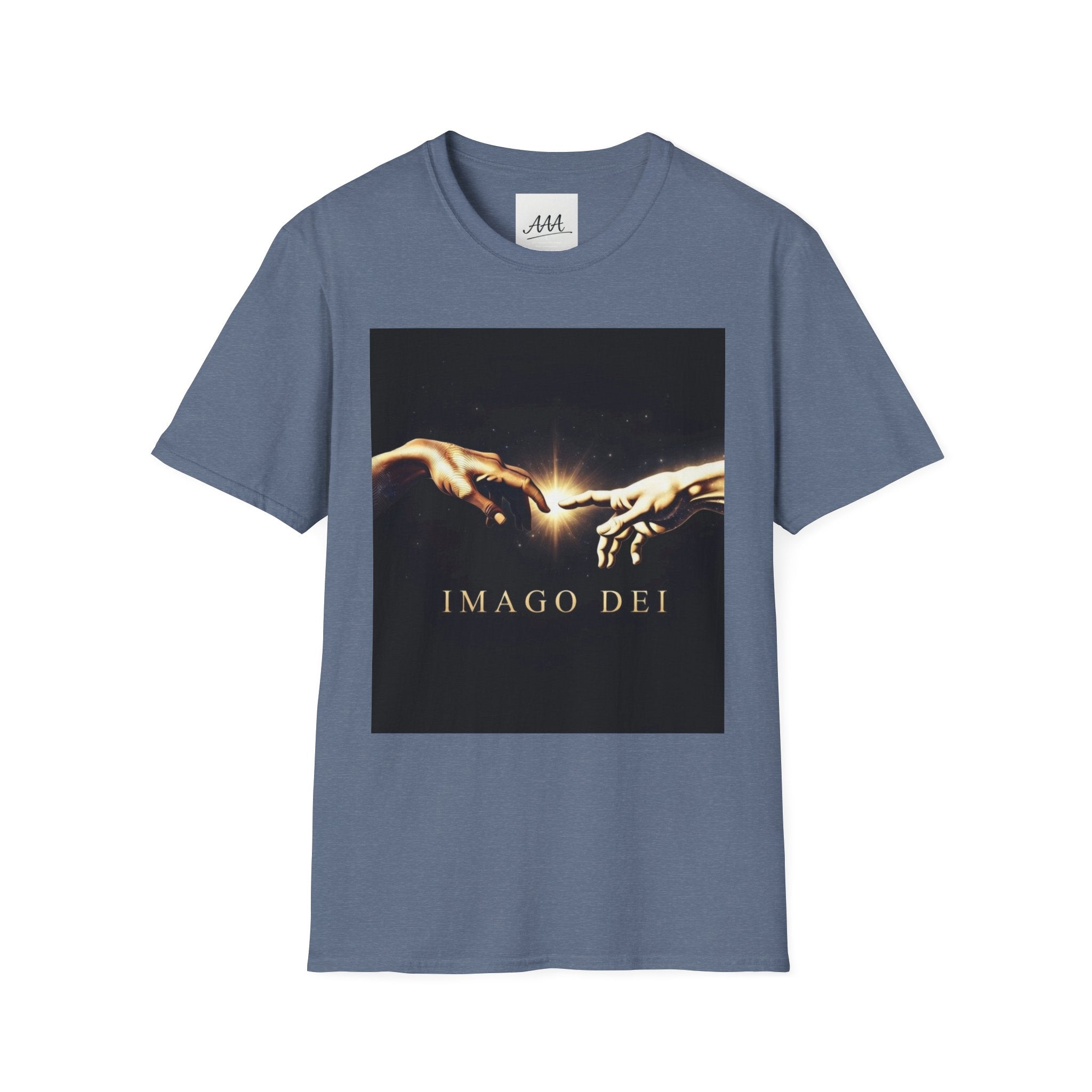 Imago Dei T-Shirt | Christian Faith Graphic Tee | God's Hand Creation Shirt | Bible Verse Gift | Religious Shirt for Men and Women