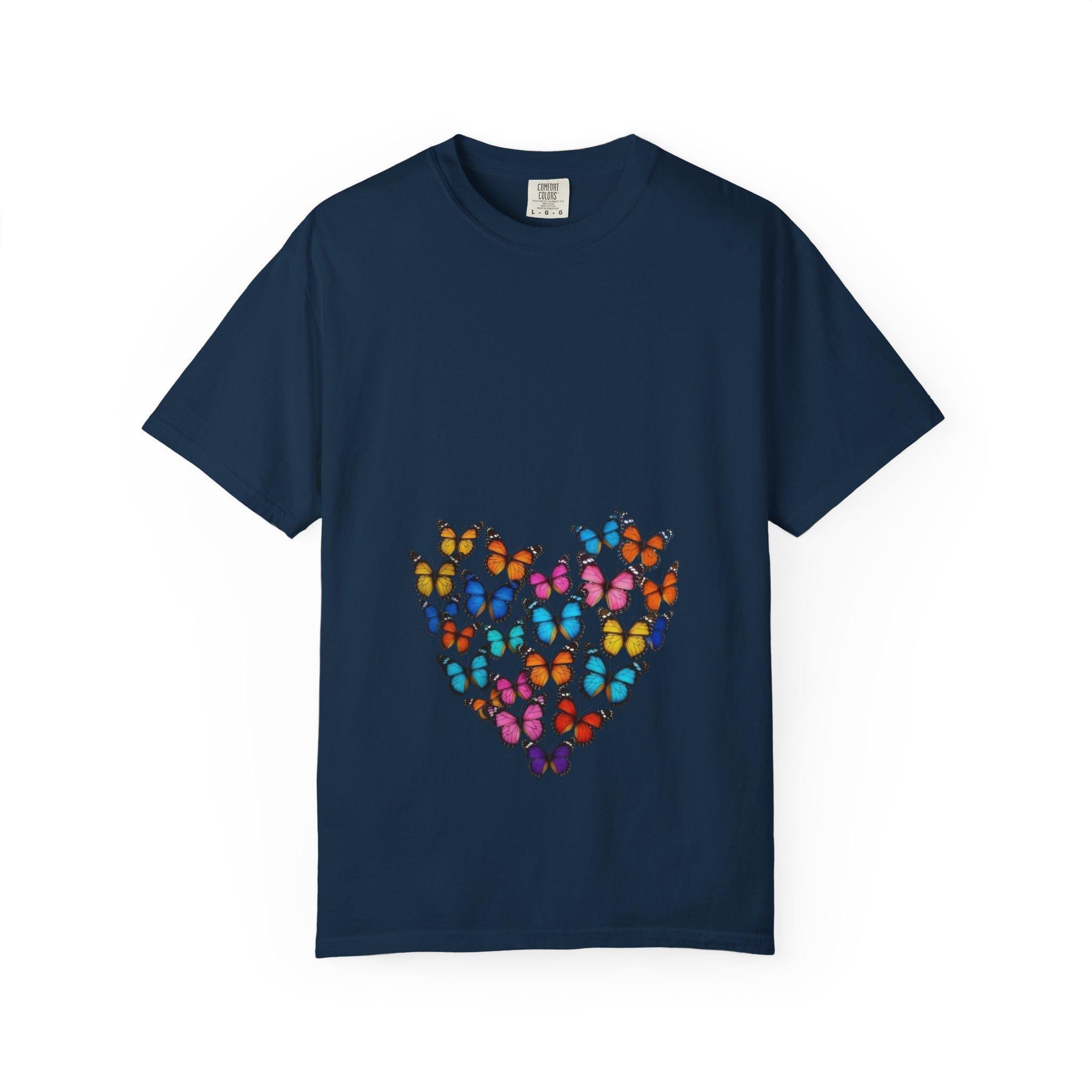 Butterflies in My Belly Colorful Graphic Tee