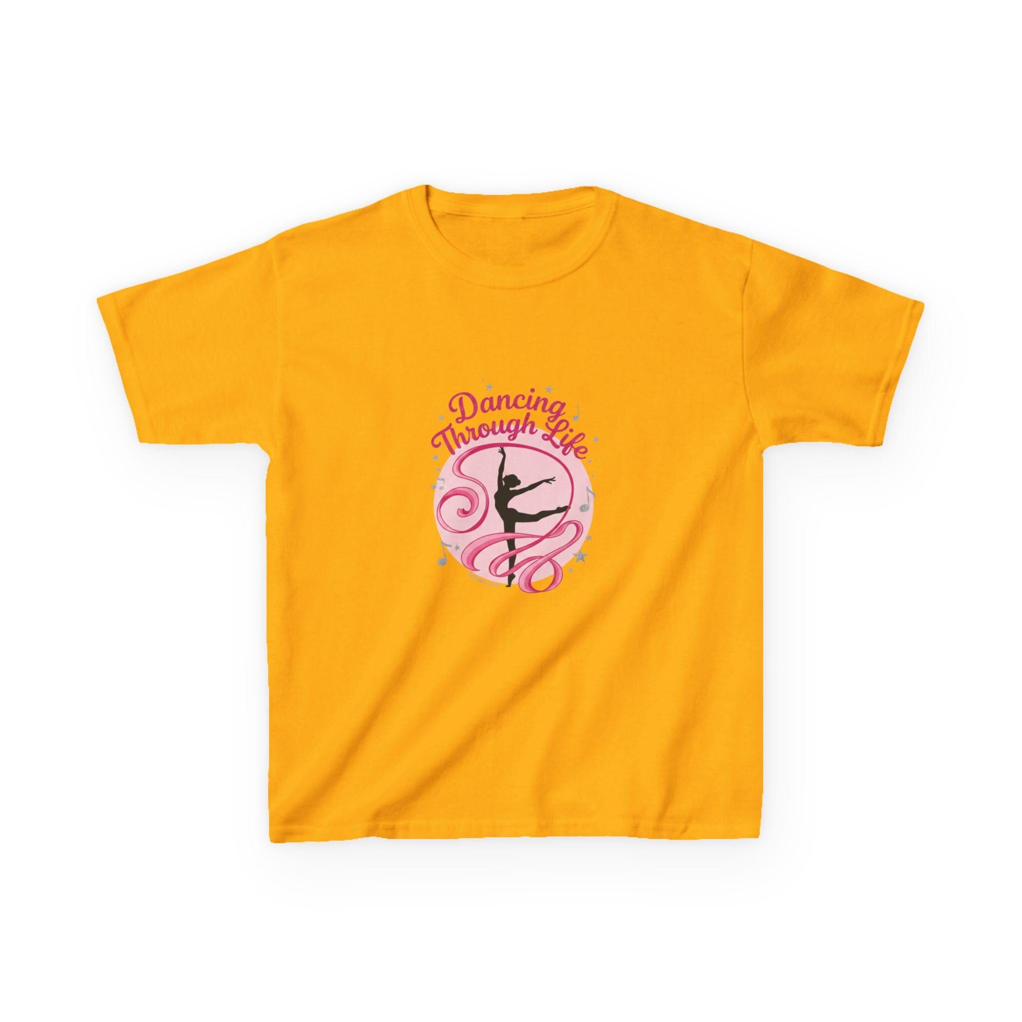 Kids T-Shirt Dancing Through Life Ballerina Tee