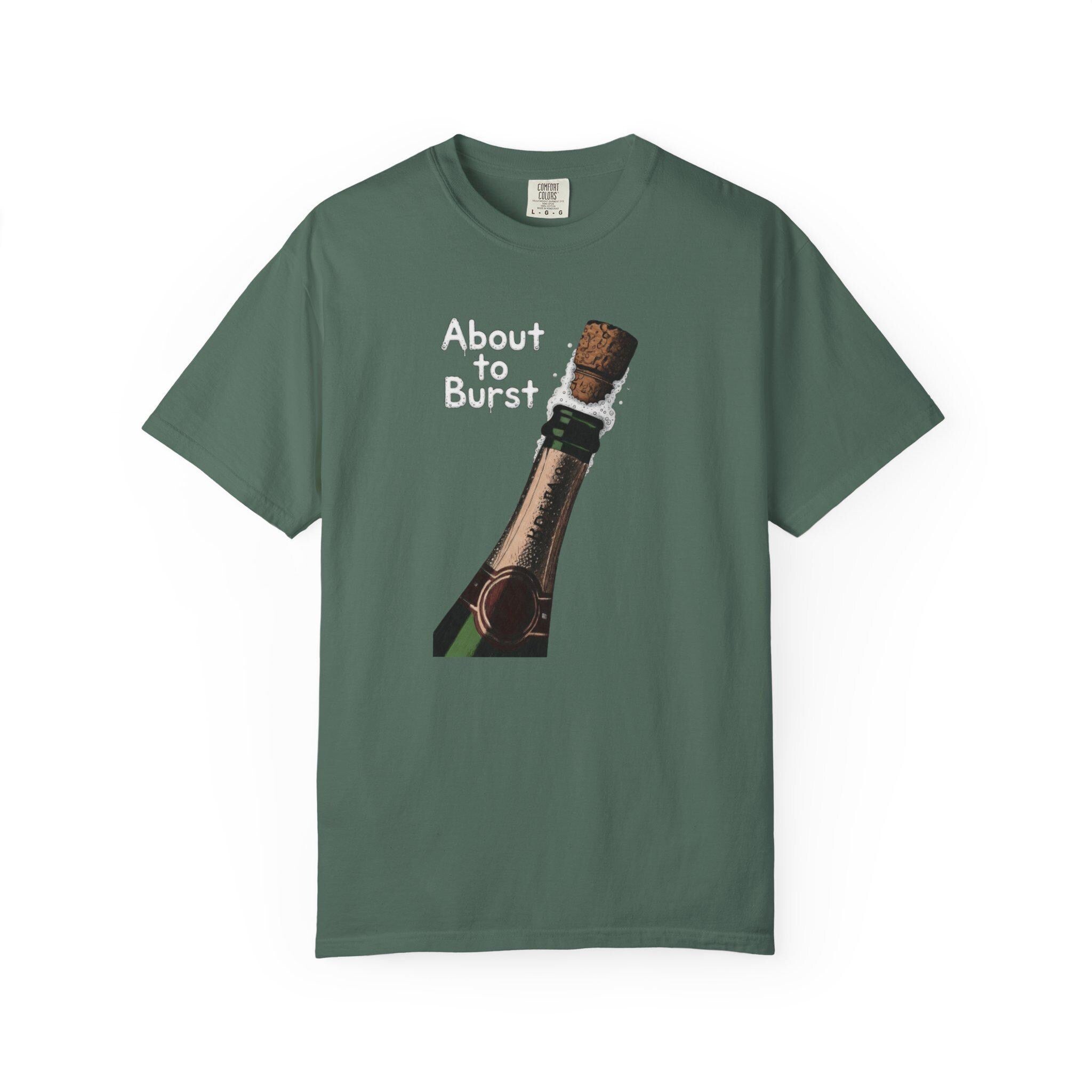 About to Burst - Champagne Bottle Graphic Tee