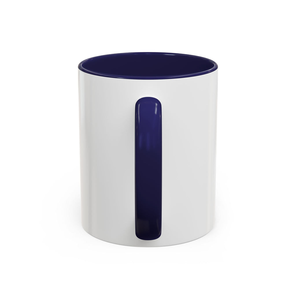 Atom Illustration Accent Mug | Science Coffee Cup