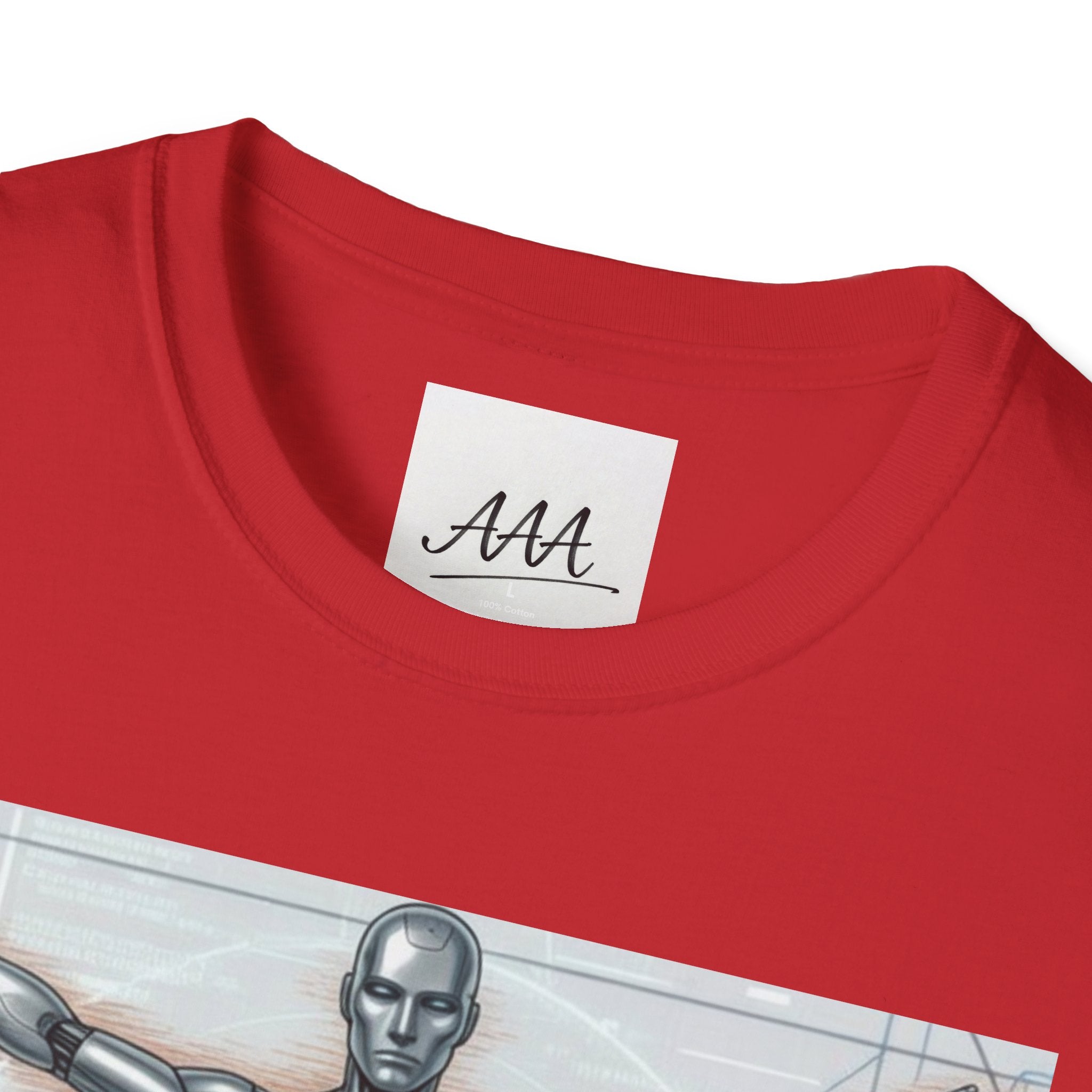 Cybernetic Vitruvian Man T-Shirt | Futuristic Anatomy Graphic Tee