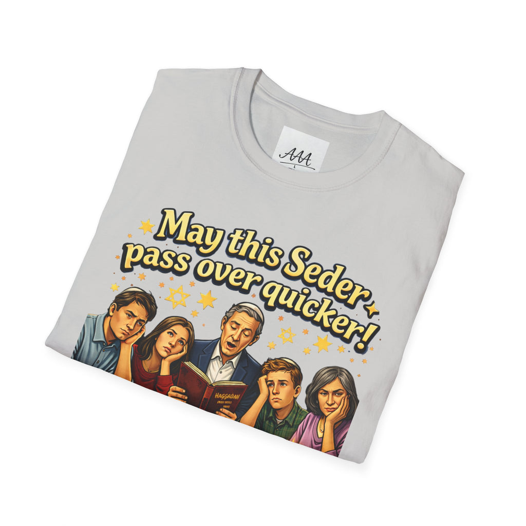 May This Seder Pass Over Quicker T-Shirt | Passover Seder Illustration