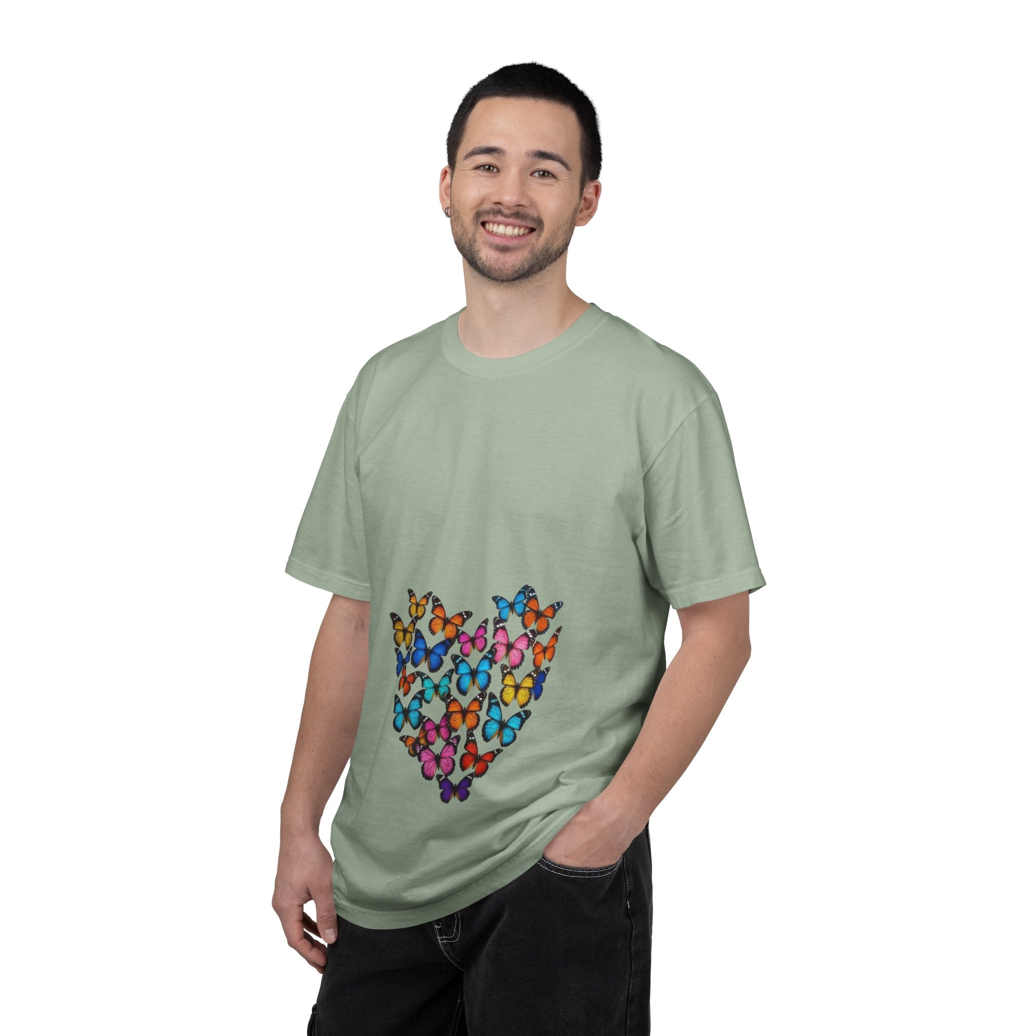 Butterflies in My Belly Colorful Graphic Tee