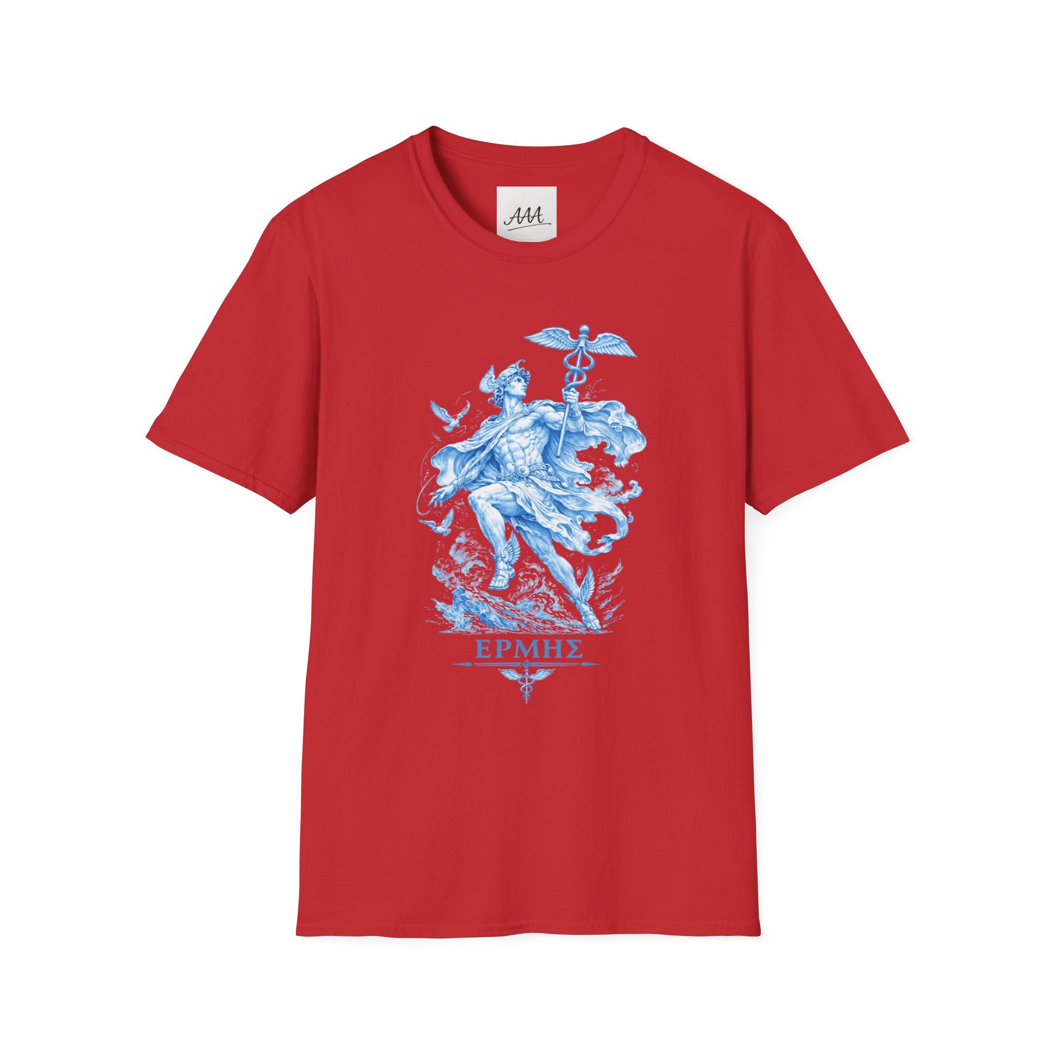 Hermes T-Shirt | Greek Messenger God Mythology Tee | Ancient Greece Graphic Shirt | Gift for Traveler | Unisex Soft Cotton