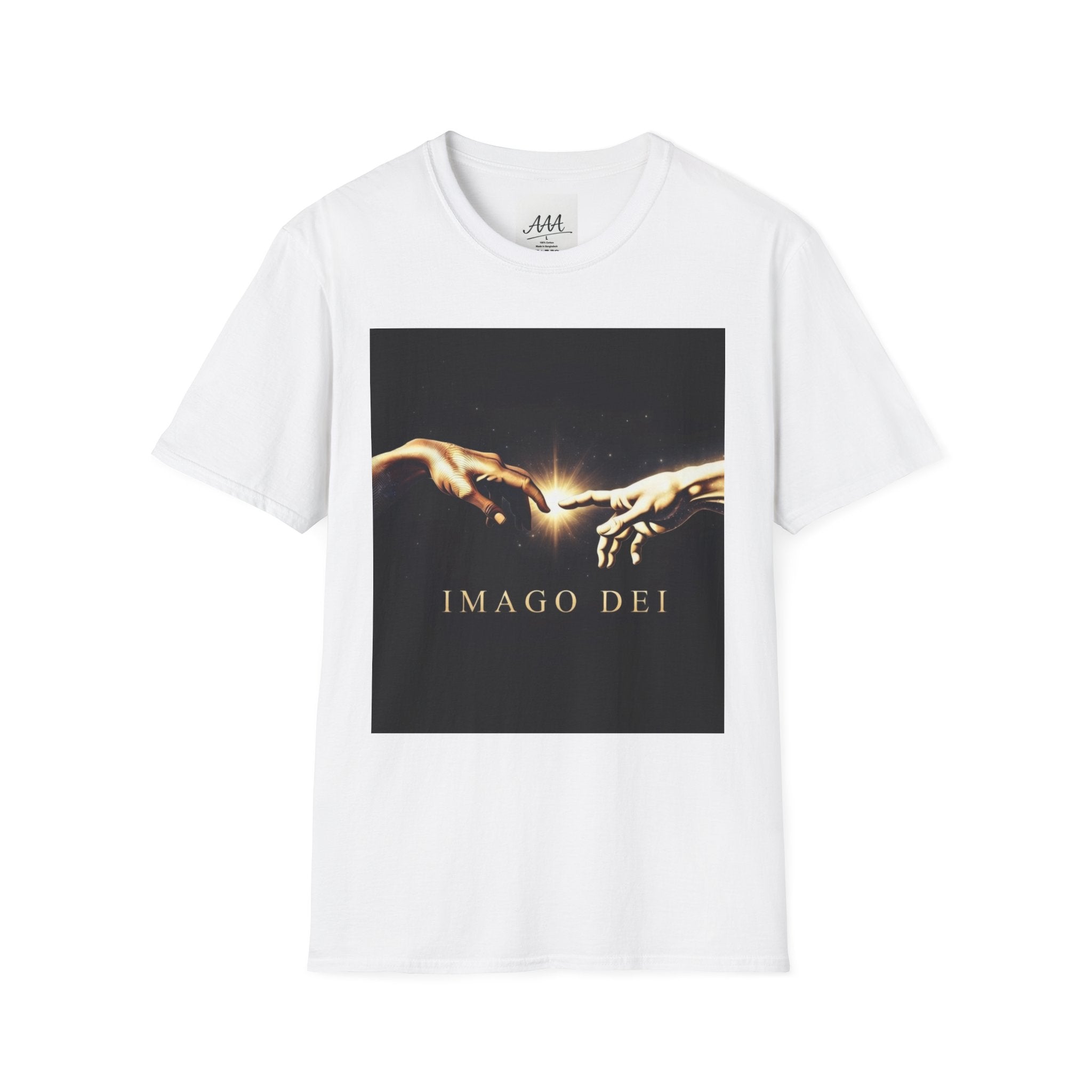 Imago Dei T-Shirt | Christian Faith Graphic Tee | God's Hand Creation Shirt | Bible Verse Gift | Religious Shirt for Men and Women