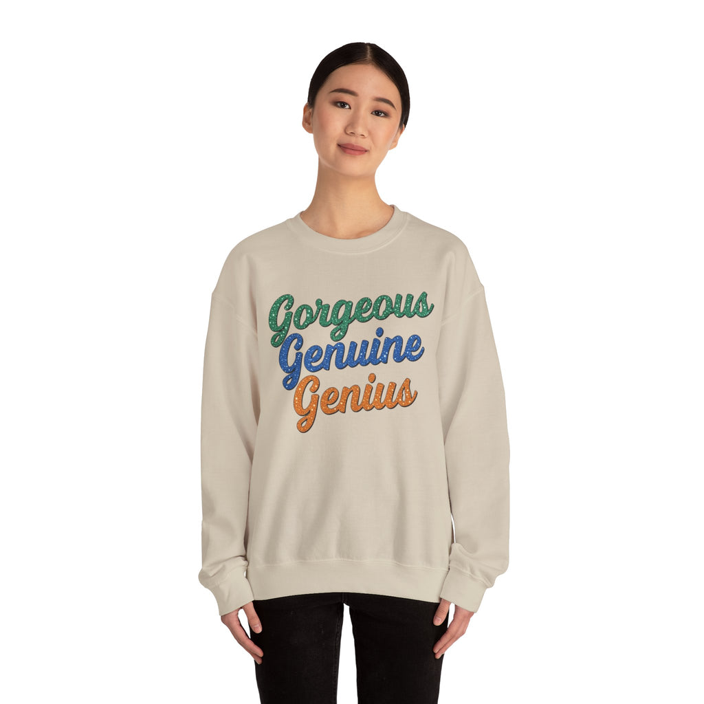 Gorgeous Genuine Genius Sweatshirt