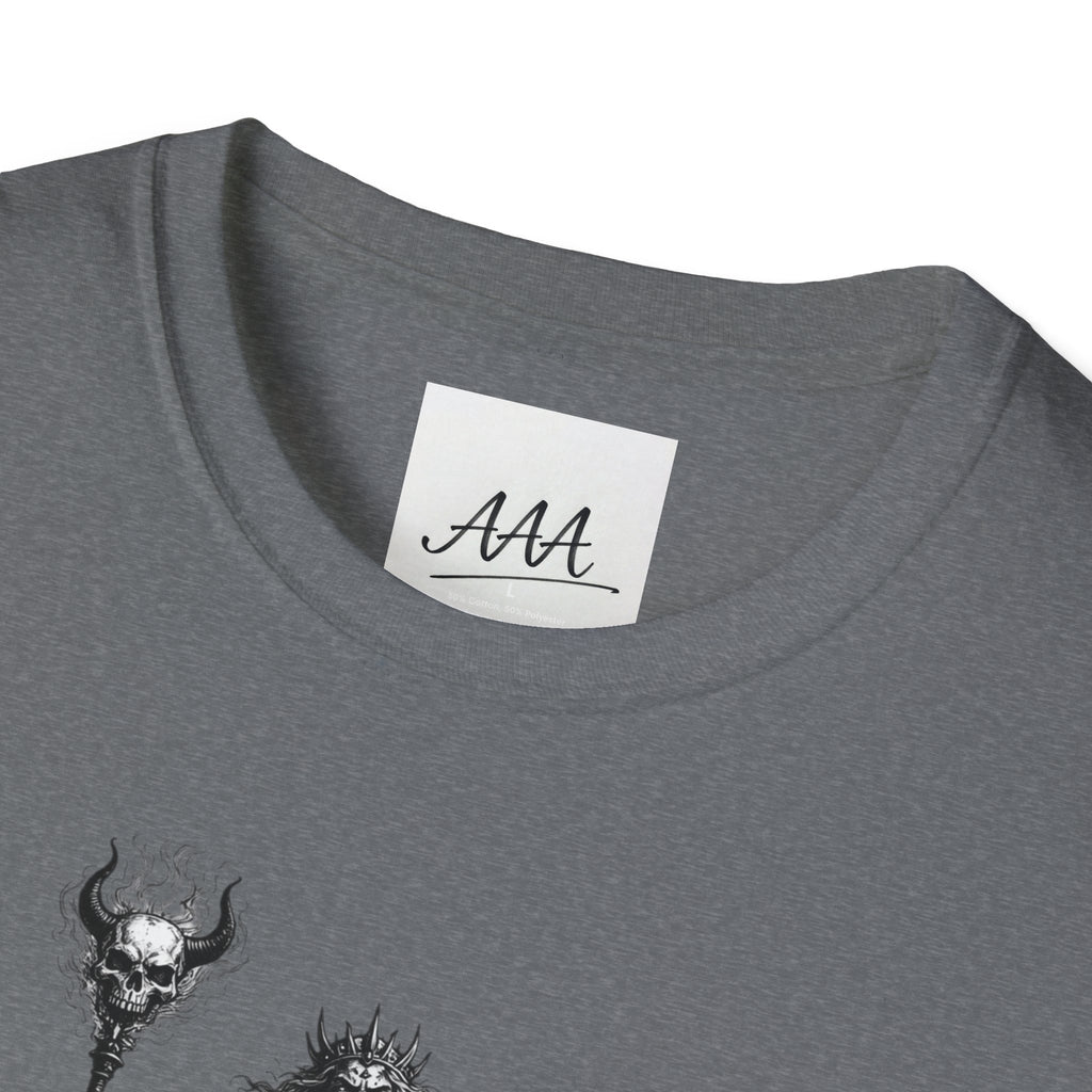 Hades Greek God T-Shirt | Dark Fantasy Hades with Cerberus Unisex T-Shirt | Olympian Collection
