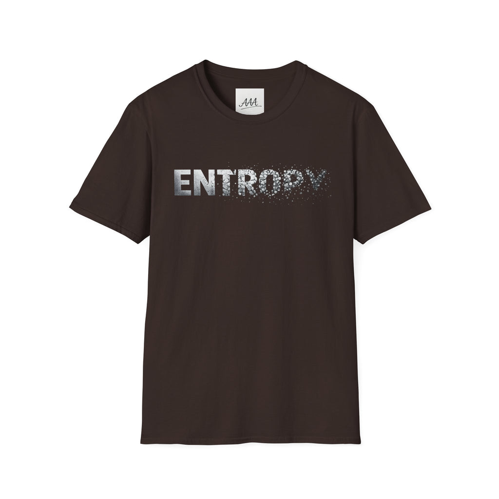 Distressed Entropy T-Shirt | Science Humor Graphic Tee | Physics Gift for Nerd | STEM Shirt | Funny Science Teacher Gift