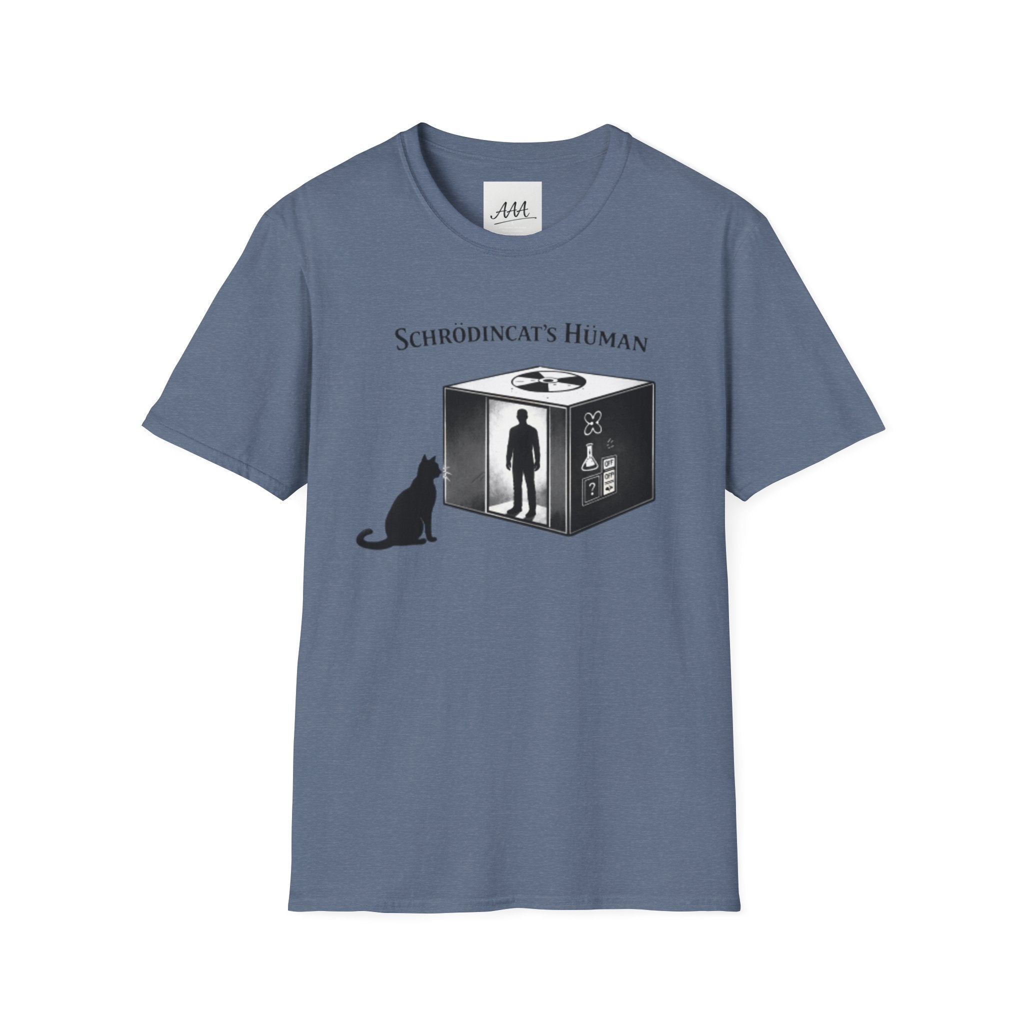 Schrodinger Cat Shirt Funny Science Tee | Schrödincat’s Human T-Shirt | Physics Joke Shirt | Nerd Humor Tee