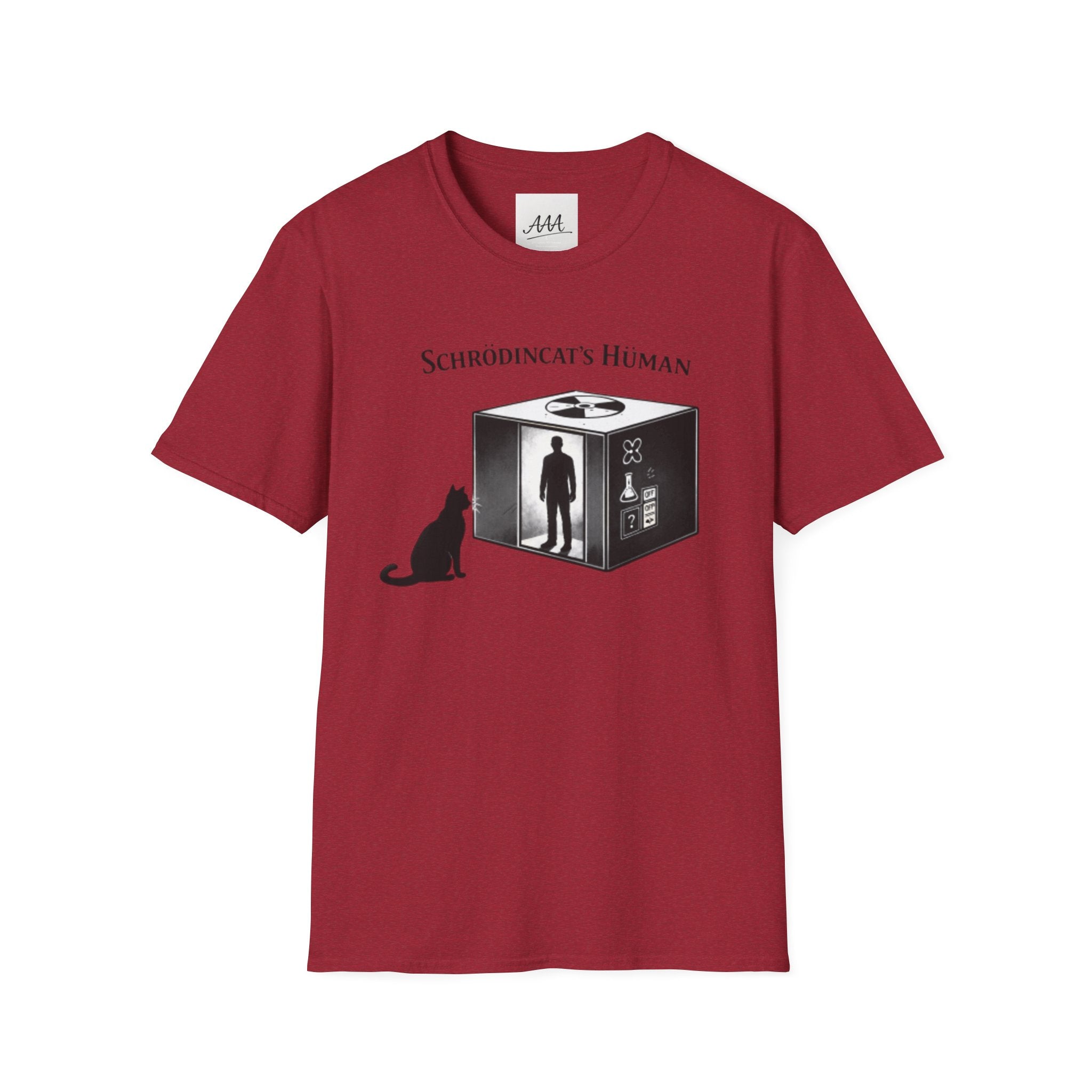 Schrodinger Cat Shirt Funny Science Tee | Schrödincat’s Human T-Shirt | Physics Joke Shirt | Nerd Humor Tee
