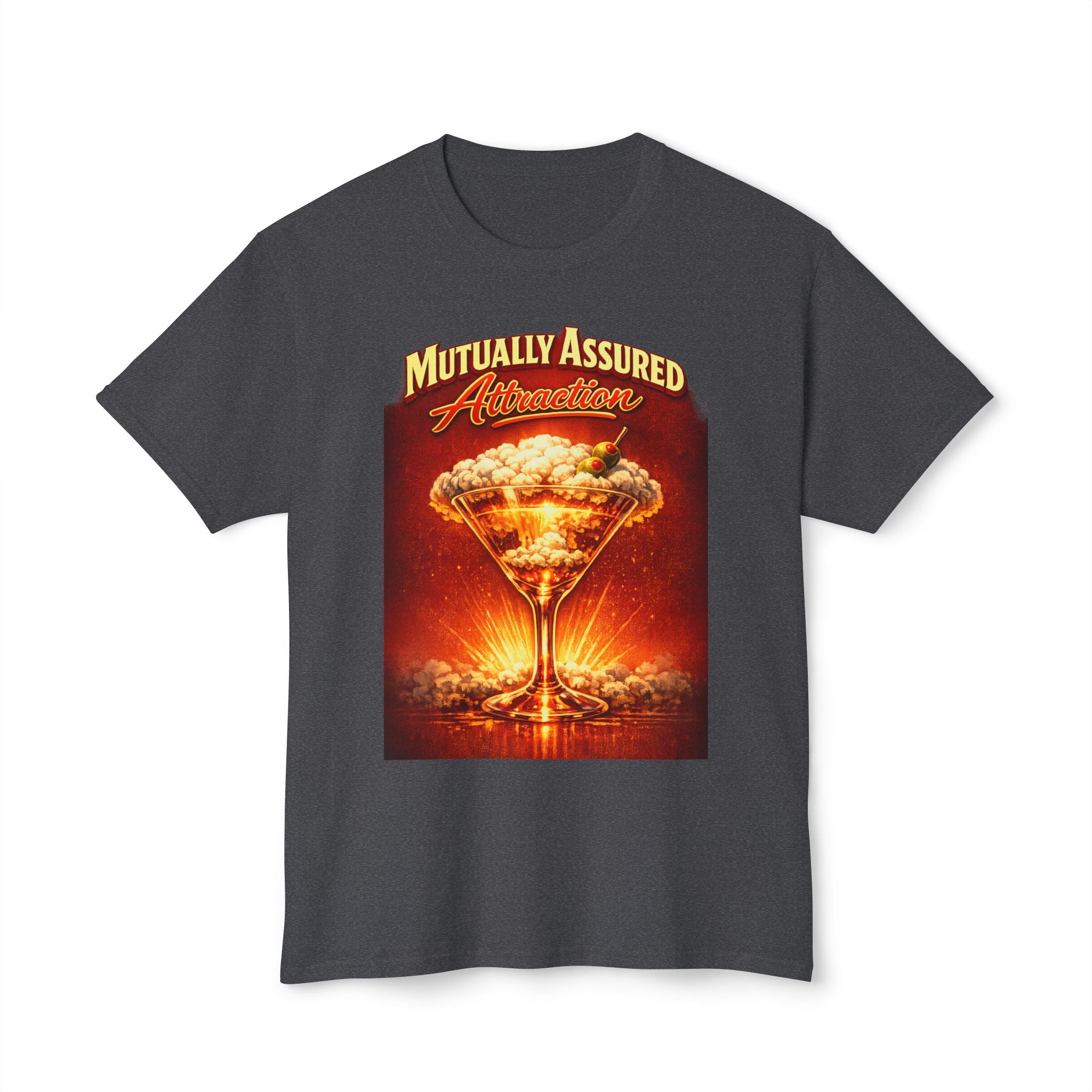 Mutually Assured Attraction T-Shirt | Funny Nuclear Flirting Humor Tee | Sarcastic Gift for Him | Nerdy Romance Shirt | Witty Graphic Tee