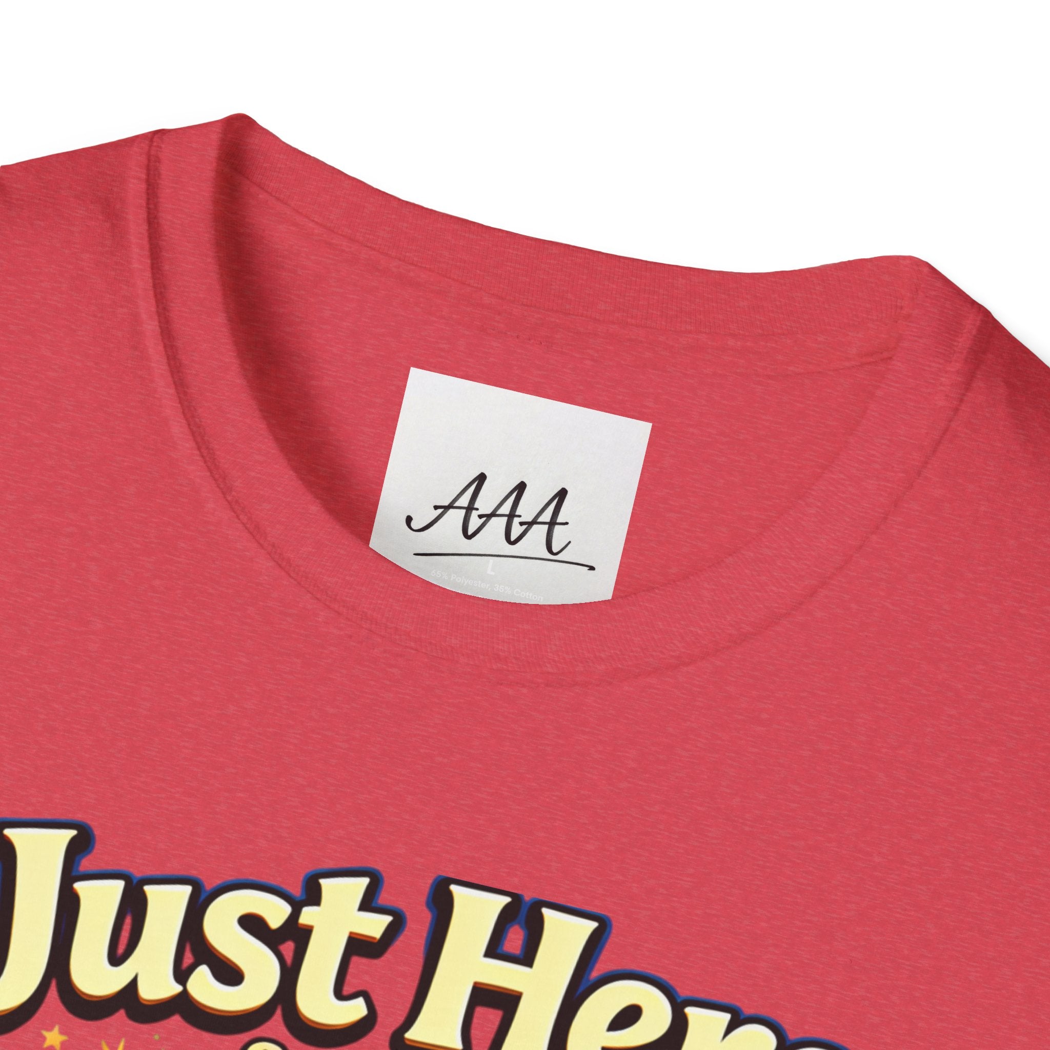 Just Here for the Wine T-Shirt | Passover Seder Illustration, Wine Cups & Matzah