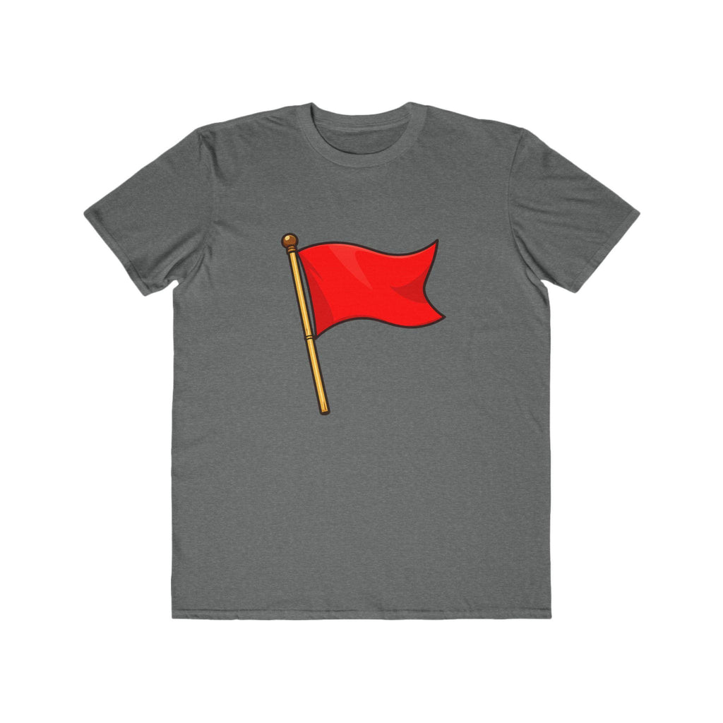 Red Flag Graphic Tee Men's Casual Cotton T-Shirt