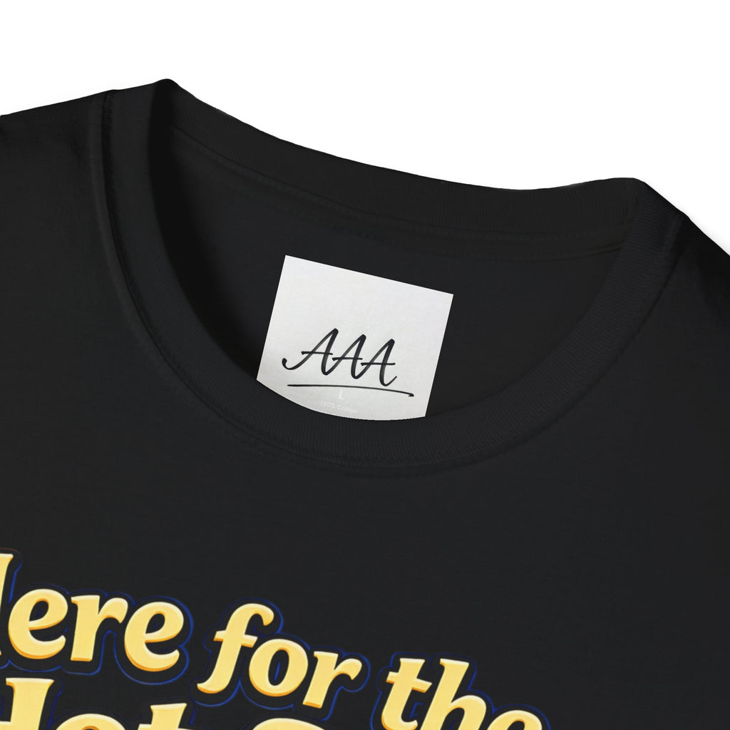 Here for the Hot Son graphic T-Shirt | Jewish Shabbat Seder Illustration