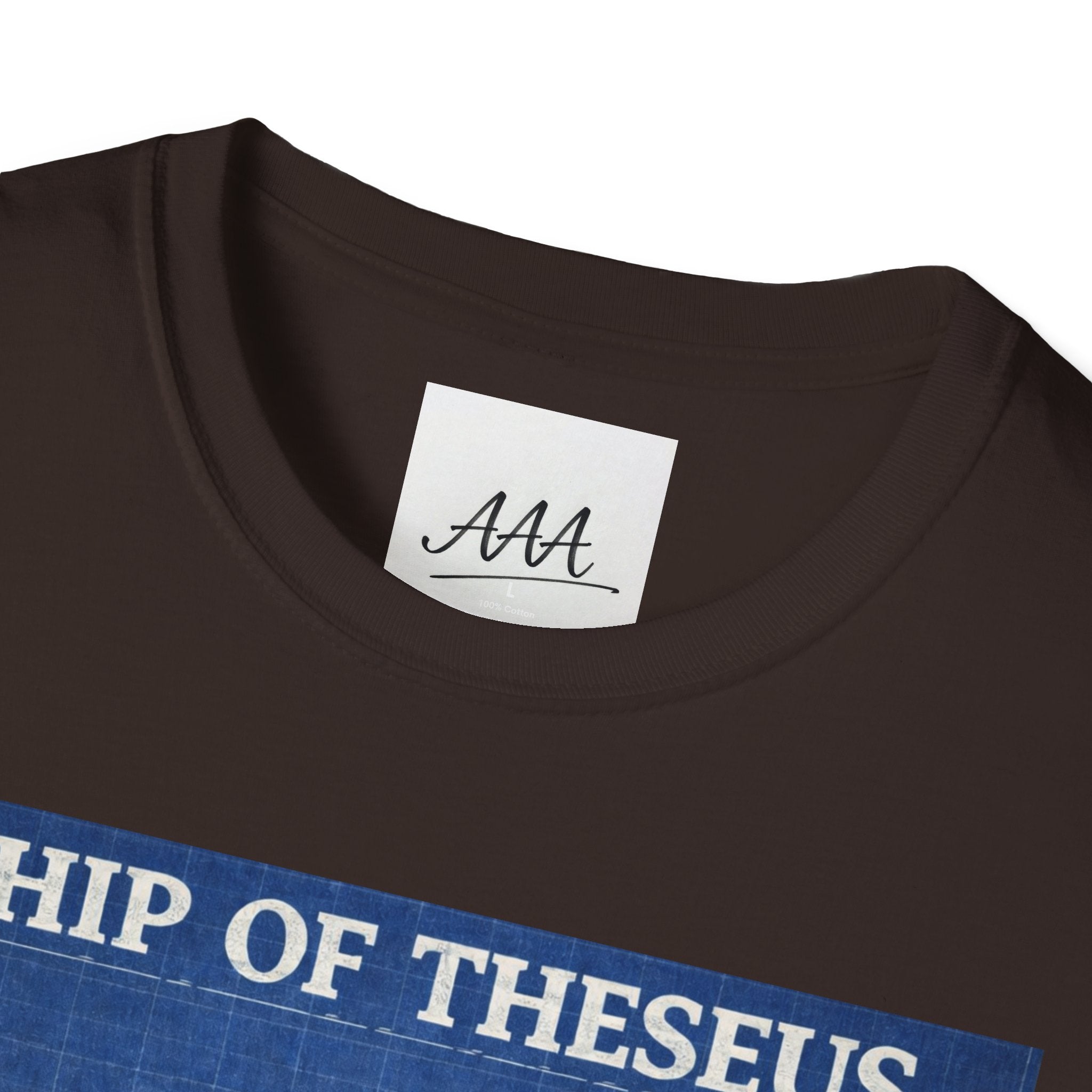 Ship of Theseus Blueprint T-Shirt | Nautical Diagram, Philosophical Art