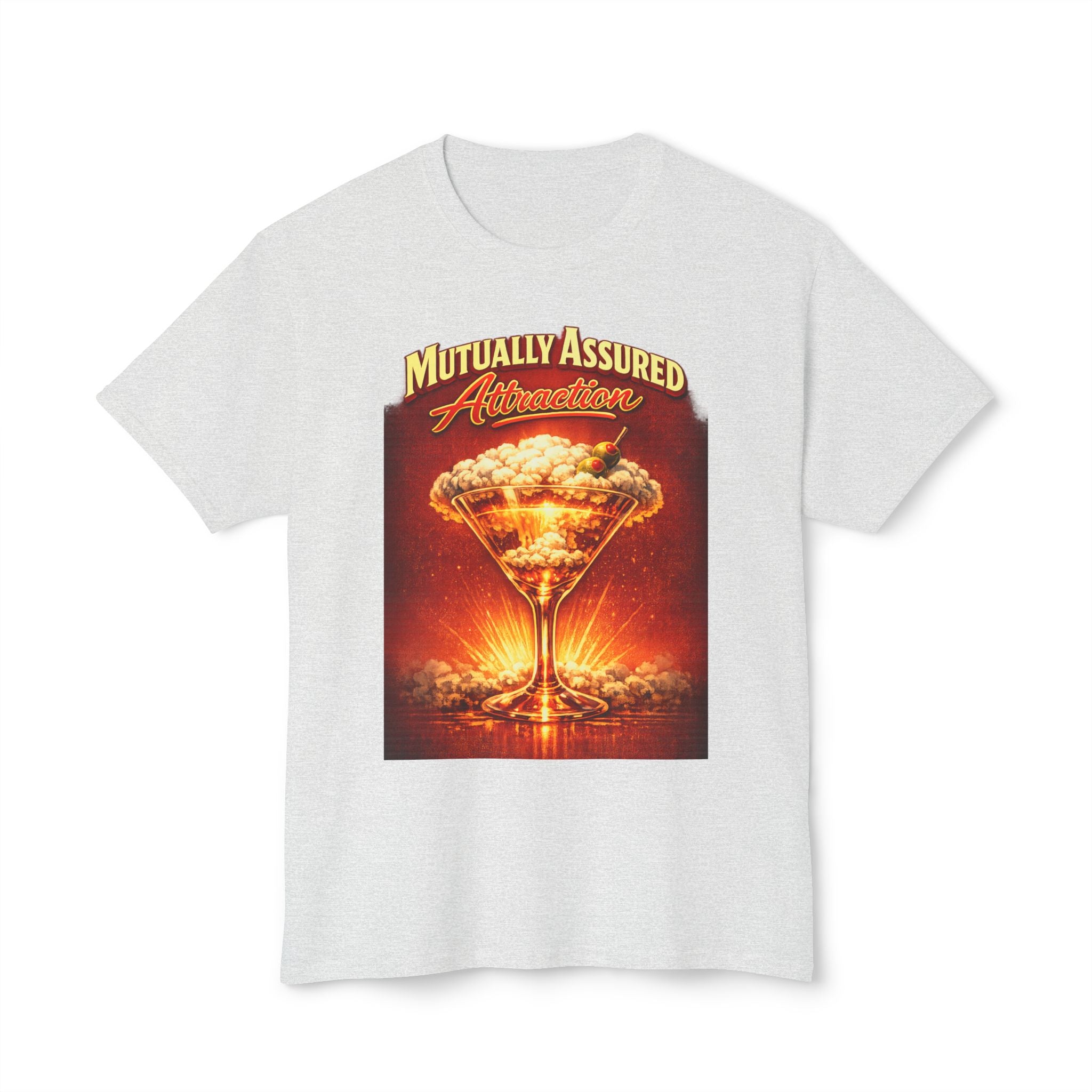 Mutually Assured Attraction T-Shirt | Funny Nuclear Flirting Humor Tee | Sarcastic Gift for Him | Nerdy Romance Shirt | Witty Graphic Tee