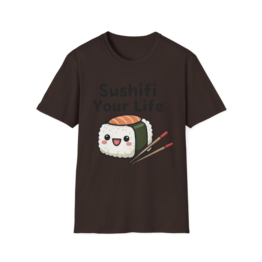 Sushifi Your Life T-Shirt | Cute Kawaii Sushi Cartoon