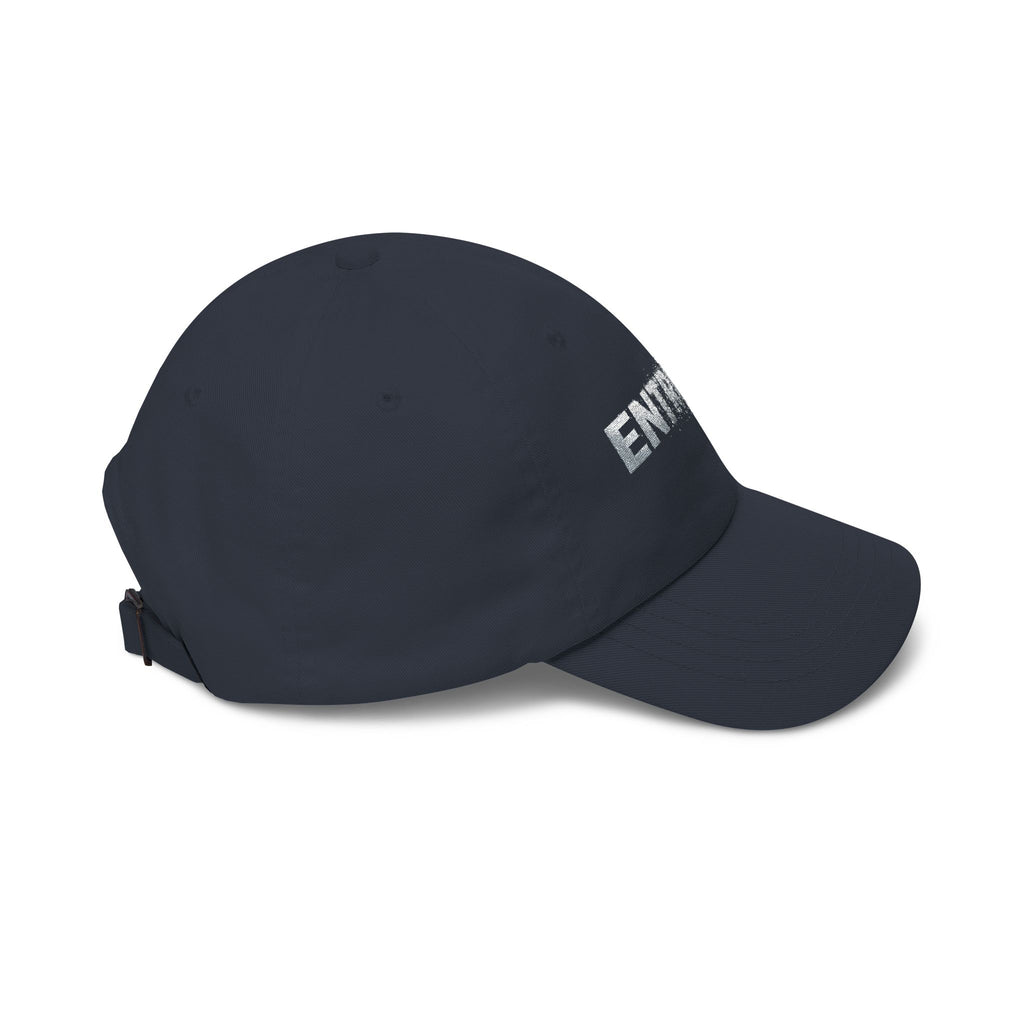 Entropy White Baseball Hat