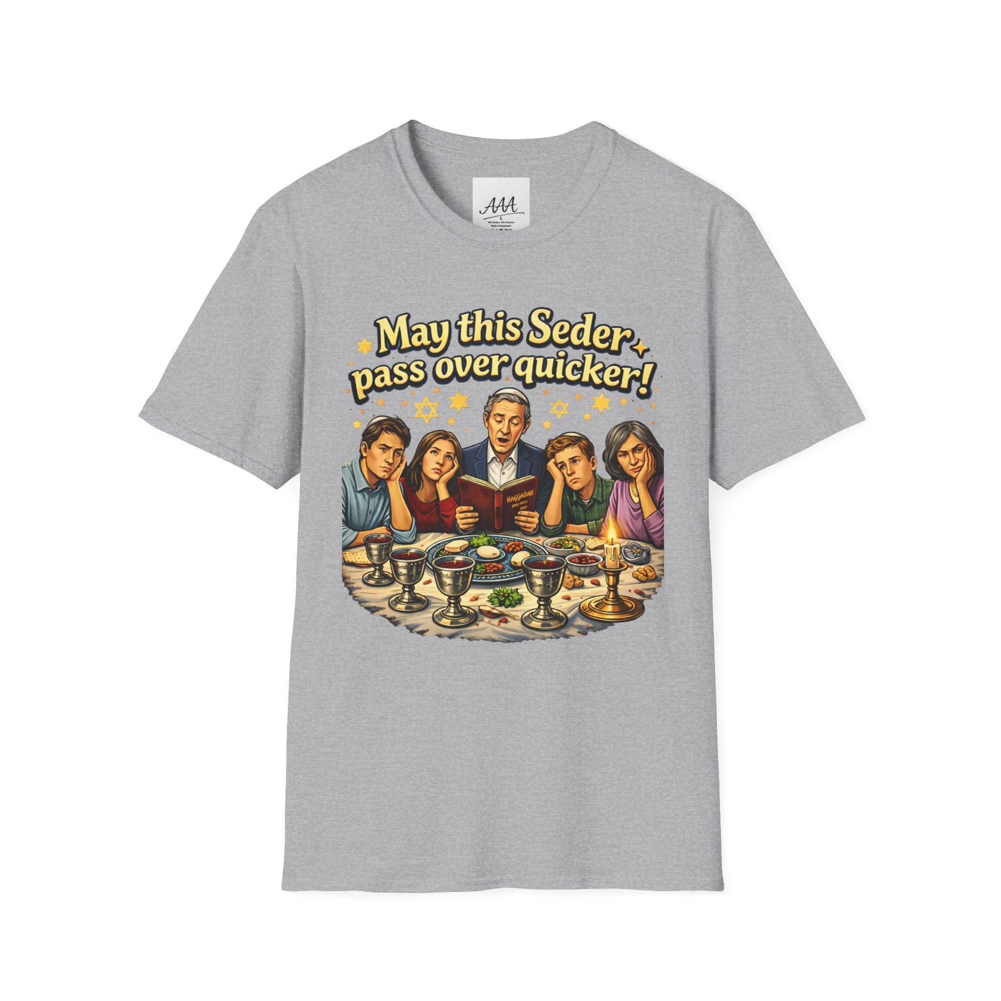 May This Seder Pass Over Quicker T-Shirt | Funny Passover Shirt | Jewish Holiday Humor Tee | Seder Night Gift | Passover Family Shirt
