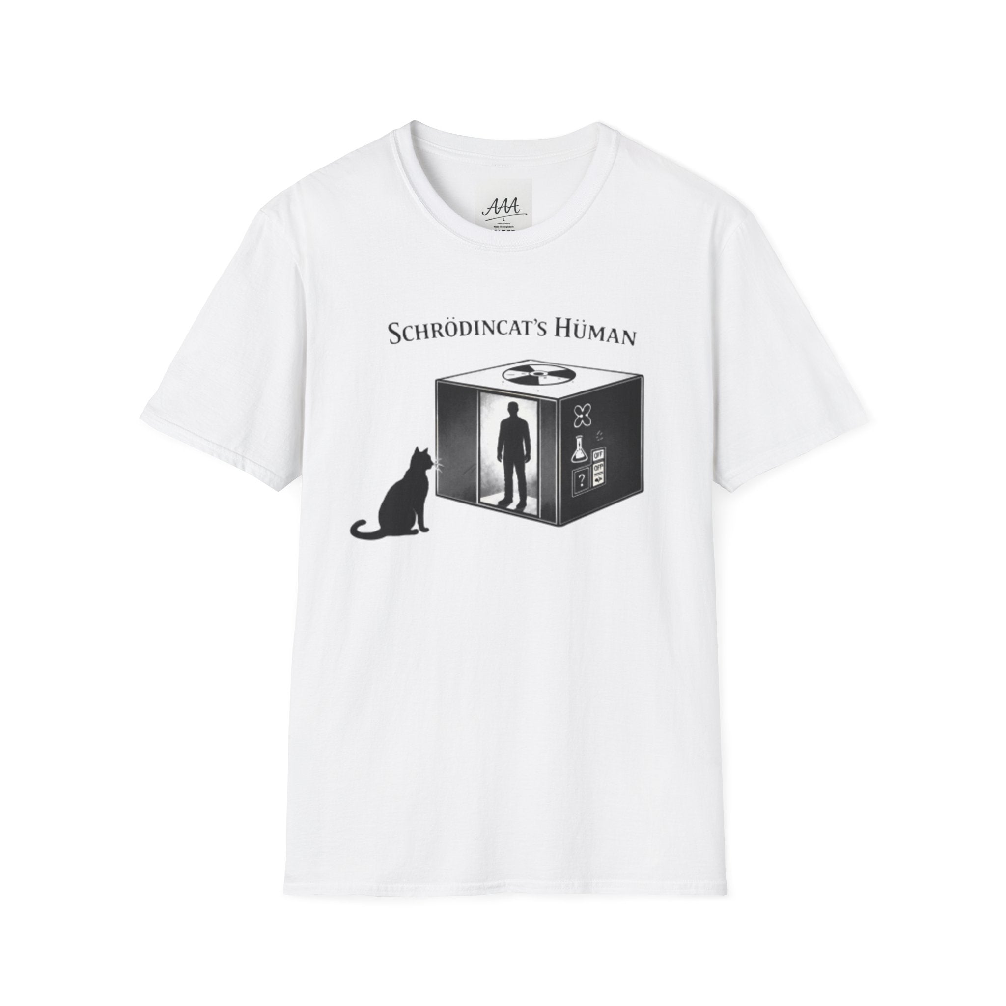 Schrodinger Cat Shirt Funny Science Tee | Schrödincat’s Human T-Shirt | Physics Joke Shirt | Nerd Humor Tee