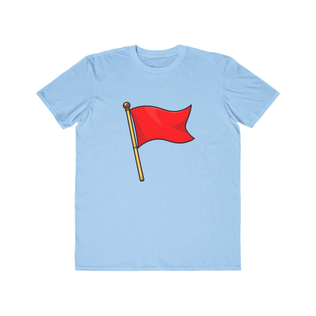 Red Flag Graphic Tee Men's Casual Cotton T-Shirt